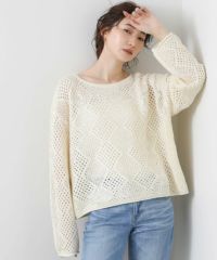 シアーモールボートネックニット Gready Brilliantシアーモールボートネックニット | SEKIMIKI Online