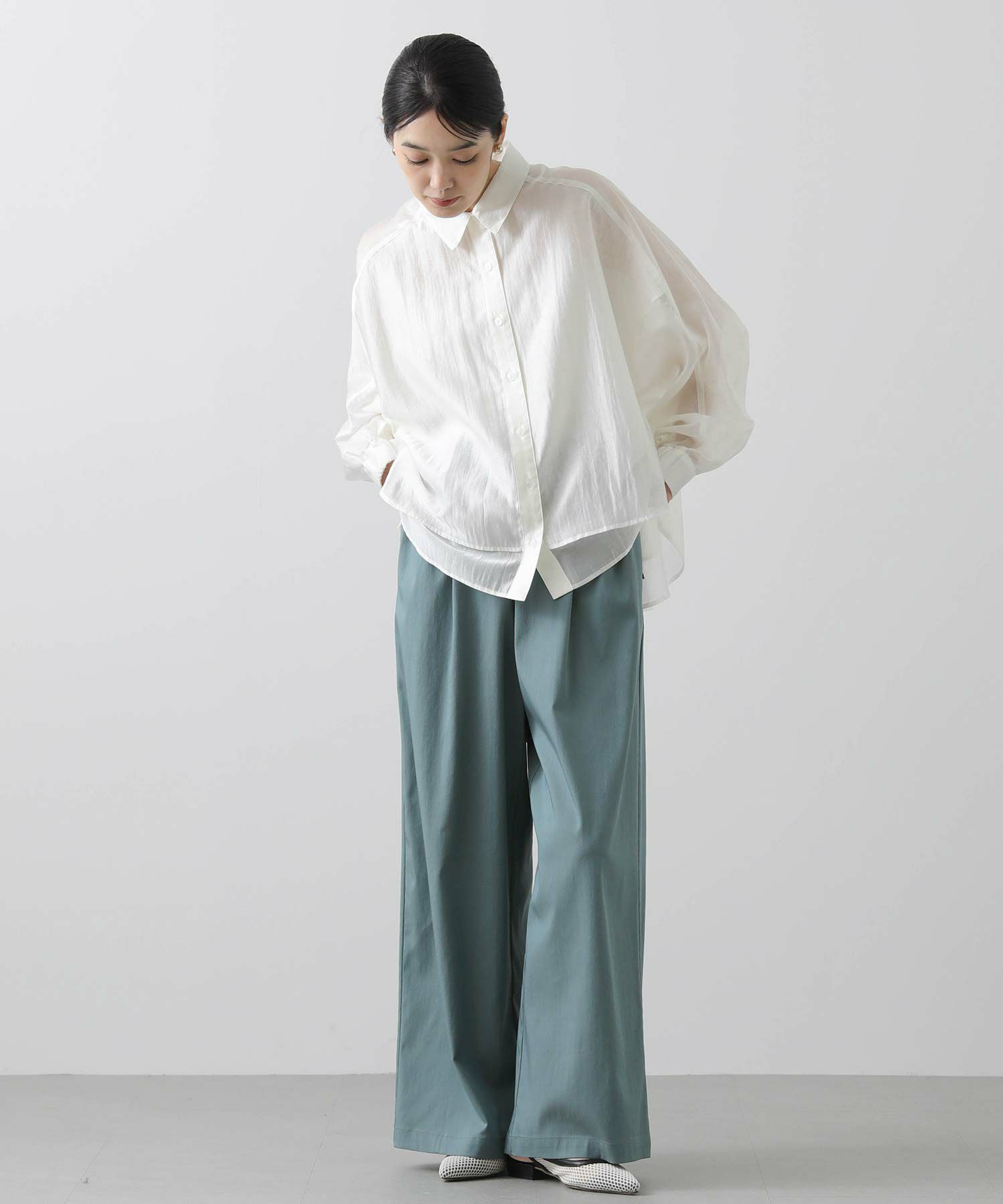 新品Grady Brilliant シアーピンタックドルマン 新品タグ付き♡Grady Brilliant シアーピンタックドルマン