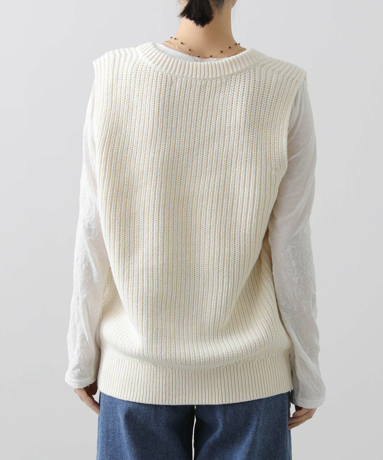 Gready Brilliants.AGAWDニットベスト | SEKIMIKI Online