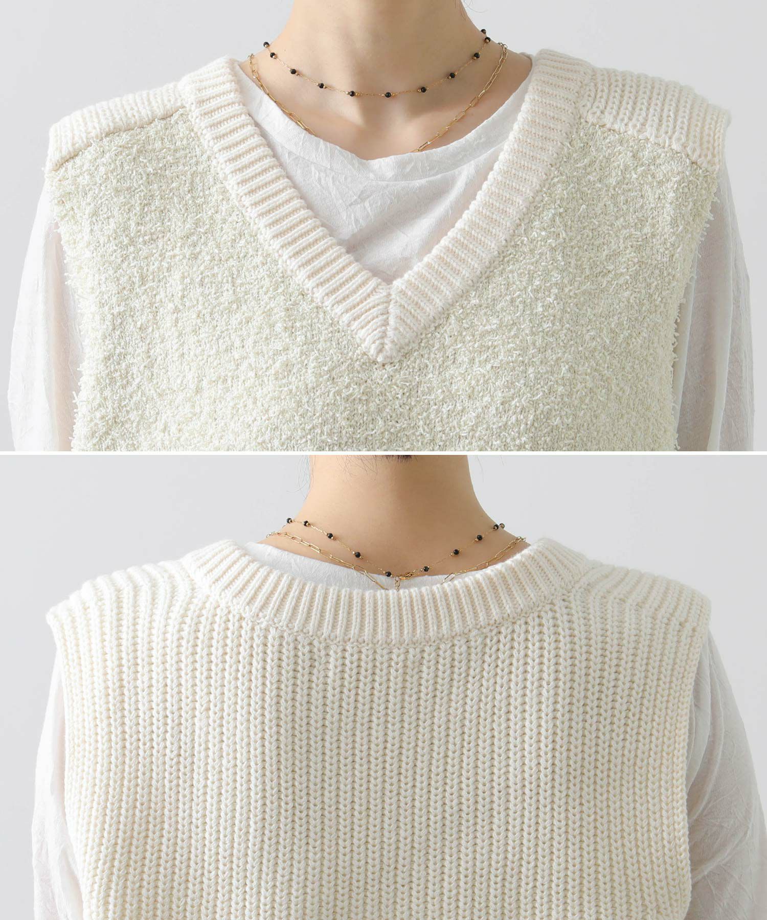 Gready Brilliants.AGAWDニットベスト | SEKIMIKI Online