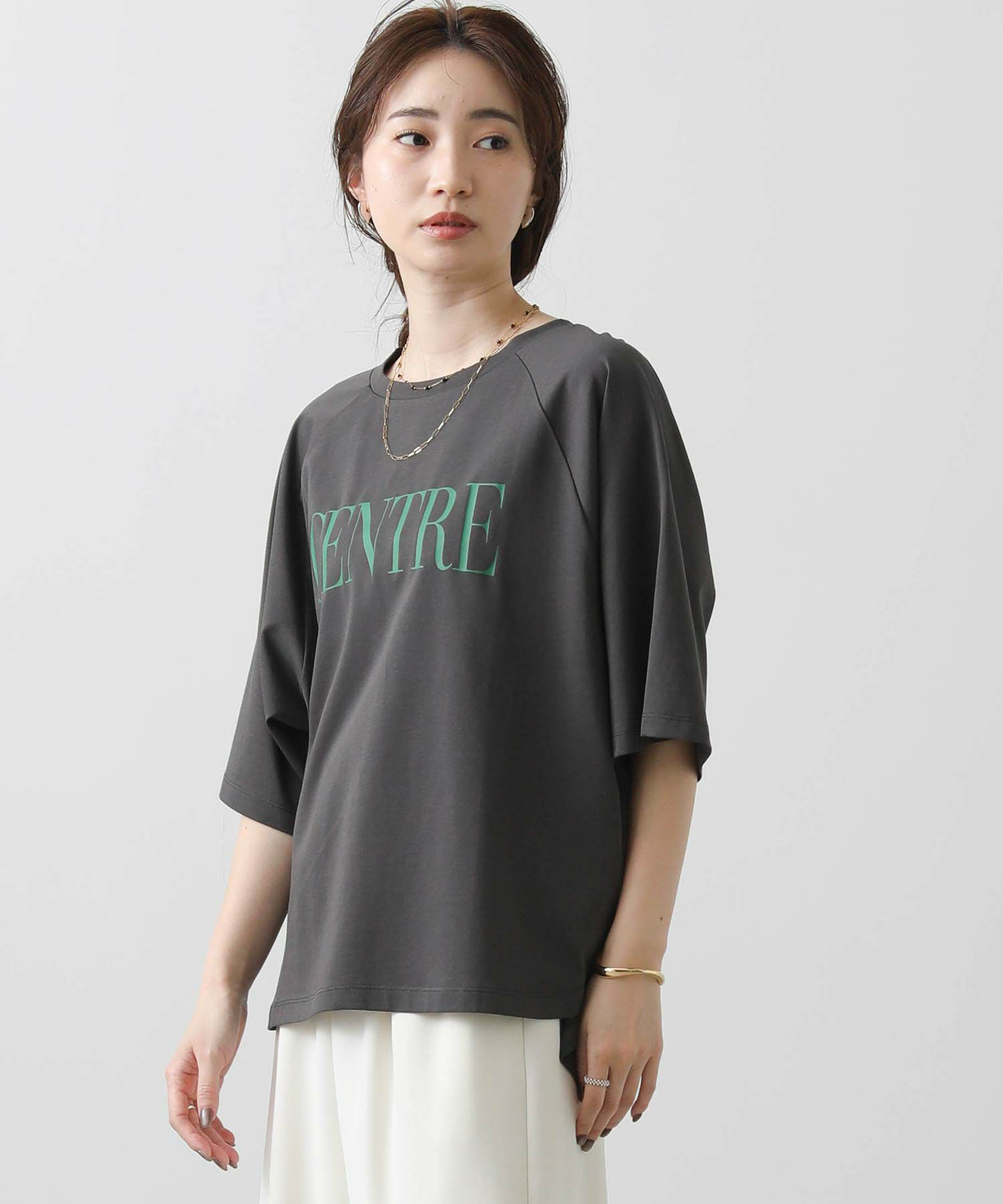 パーティを彩るご馳走や MTV SPINS ME 七分袖カットソー M ラグラン トップス