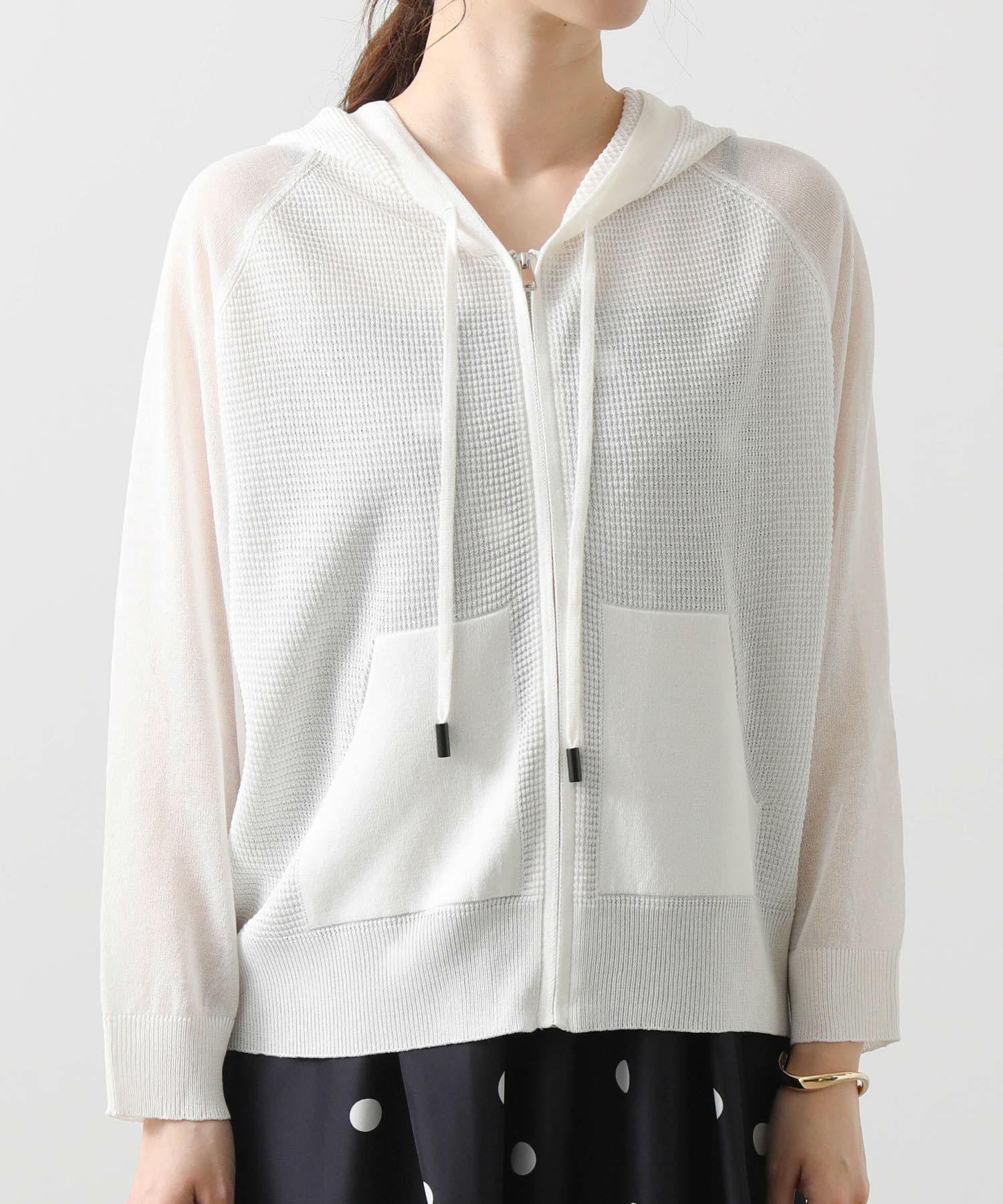 Gready Brilliant 長袖 ニット パーカー フード エンブレム Gready Brilliant｜ニットパーカー | Rakuten Fashion(楽天