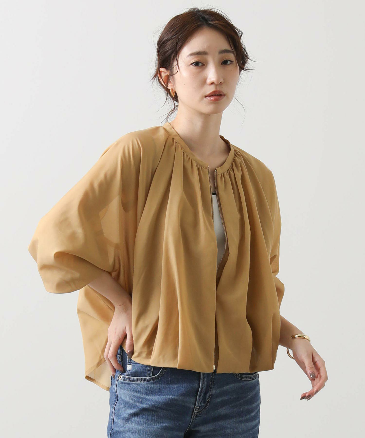 Gready Brilliants.Eボイルギャザーブルゾン | SEKIMIKI Online