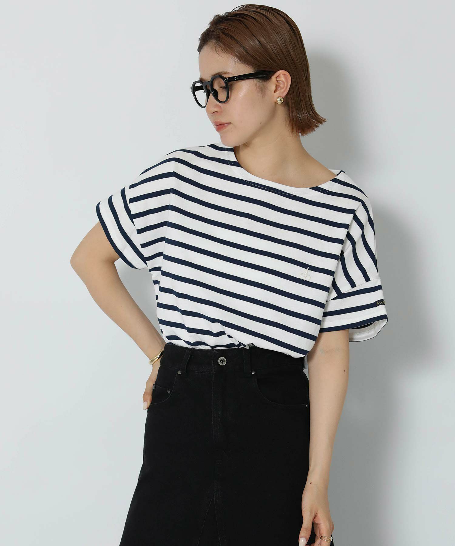 オフ×ネイビー