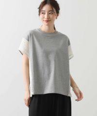 Gready Brilliant Ｓラッセルレース切替フレンチスリーブカットソー Gready Brilliant｜Sラッセルレース切替フレンチスリーブ