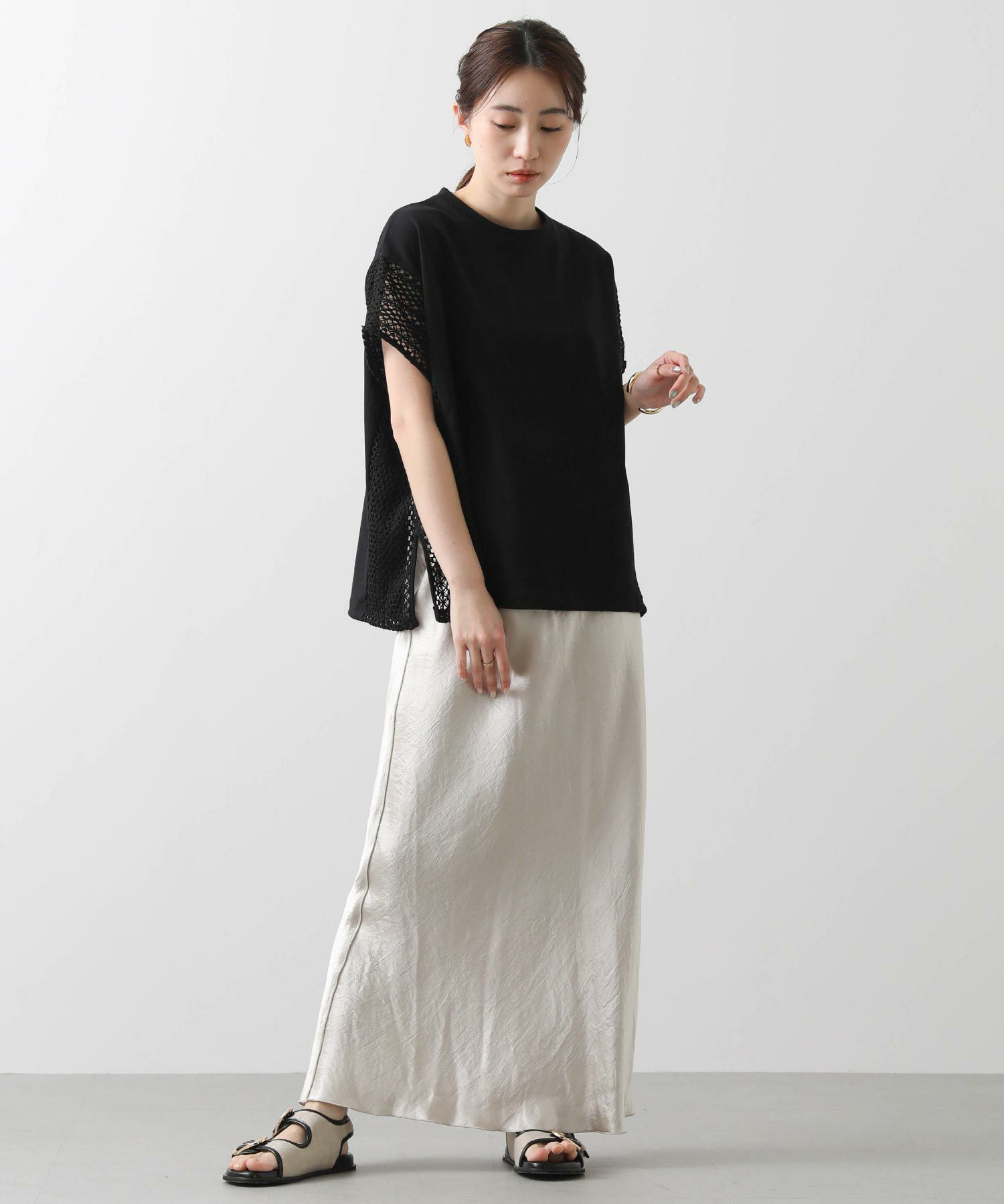 Gready BrilliantSラッセルレース切替フレンチスリーブ