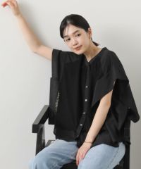 Gready BrilliantRNクルーZIPフレンチスリーブブルゾン