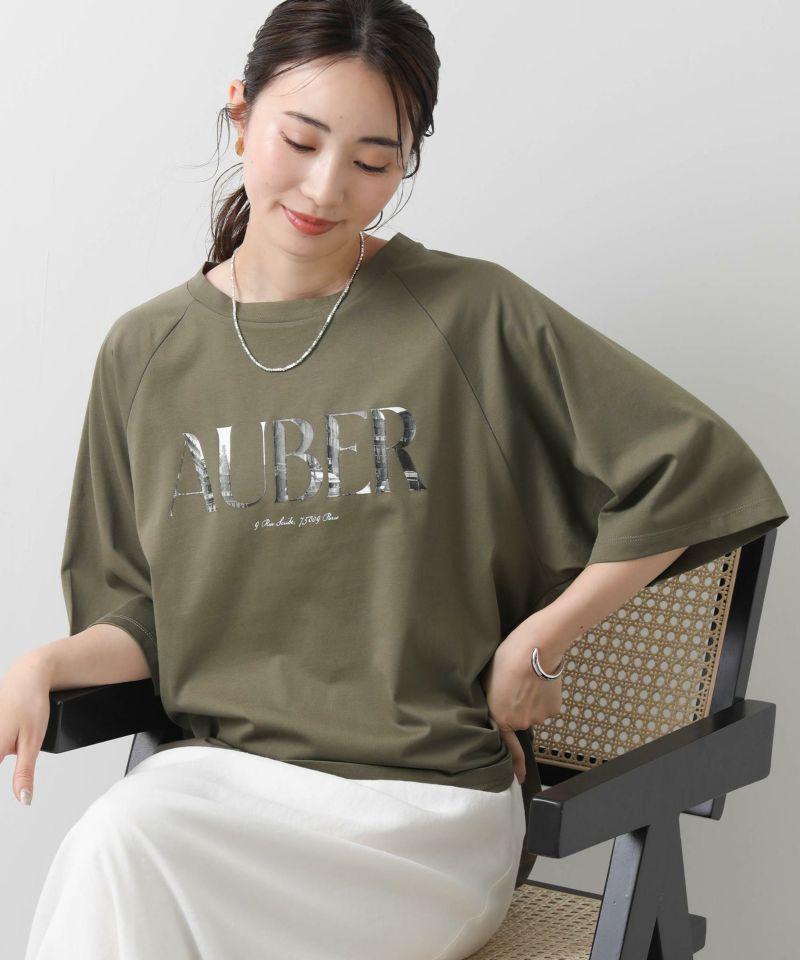 Gready Brilliant 今期　CENTREラグラン7分袖カットソー Gready BrilliantCENTREラグラン7分袖カットソー