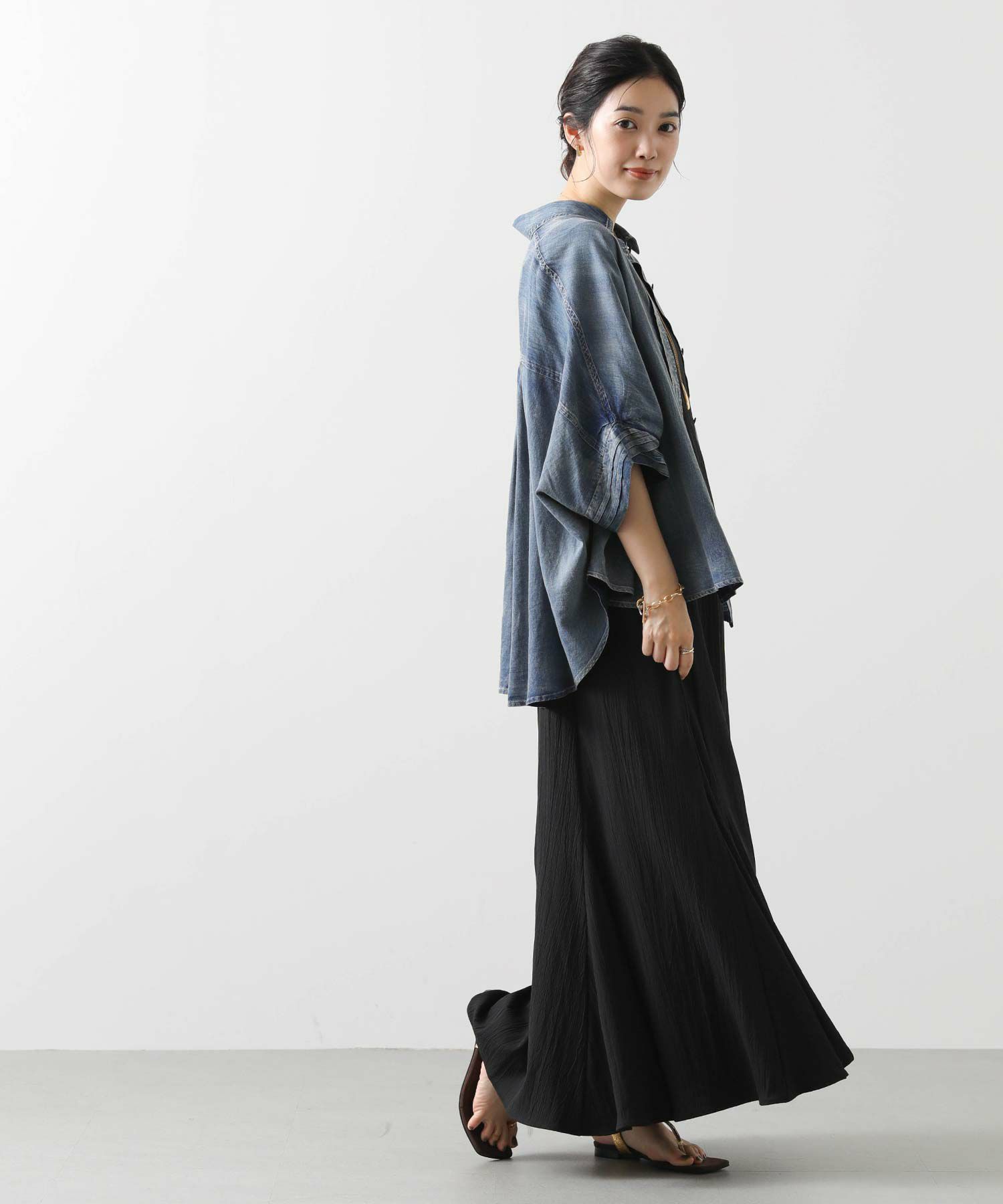 Gready Brilliant Ｒｉｓｌｅｙデニムシャツ Gready Brilliantシアーデニムシャツ | SEKIMIKI Online