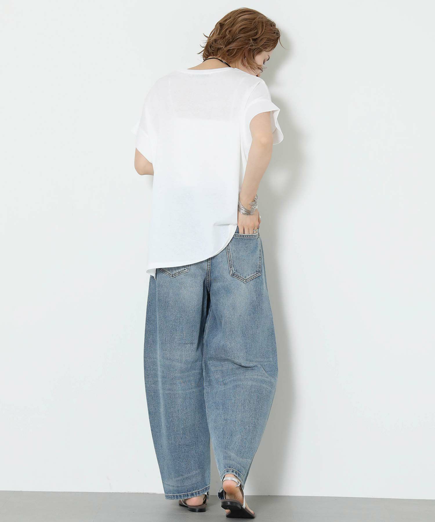 専用2025夏新品　グレディブリリアン　Re Fiina ボーダーアシメTシャツ 専用2025夏新品 グレディブリリアン Re Fiina ボーダーアシメT