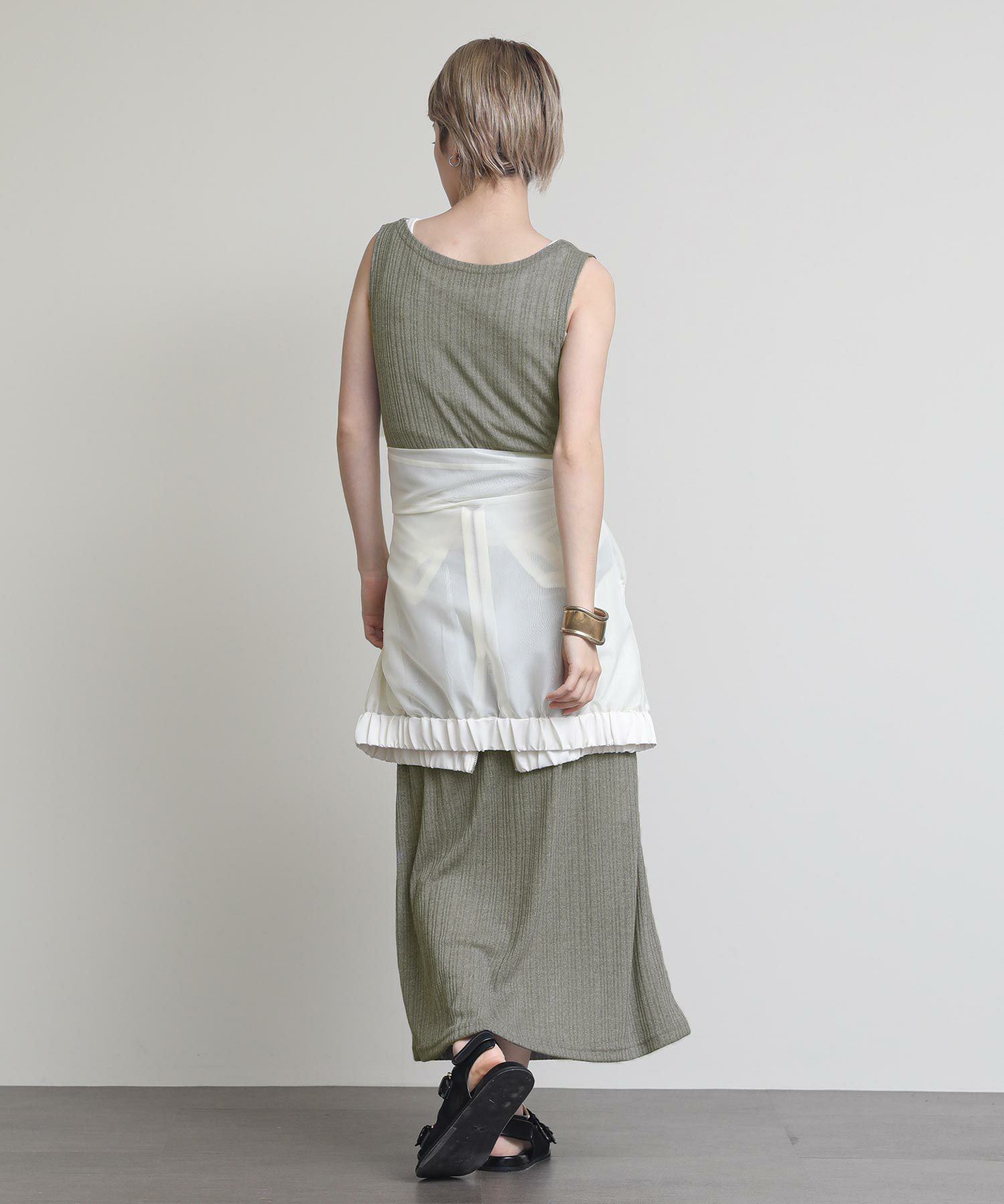 The rejoices.透かしリブニットワンピース | SEKIMIKI Online