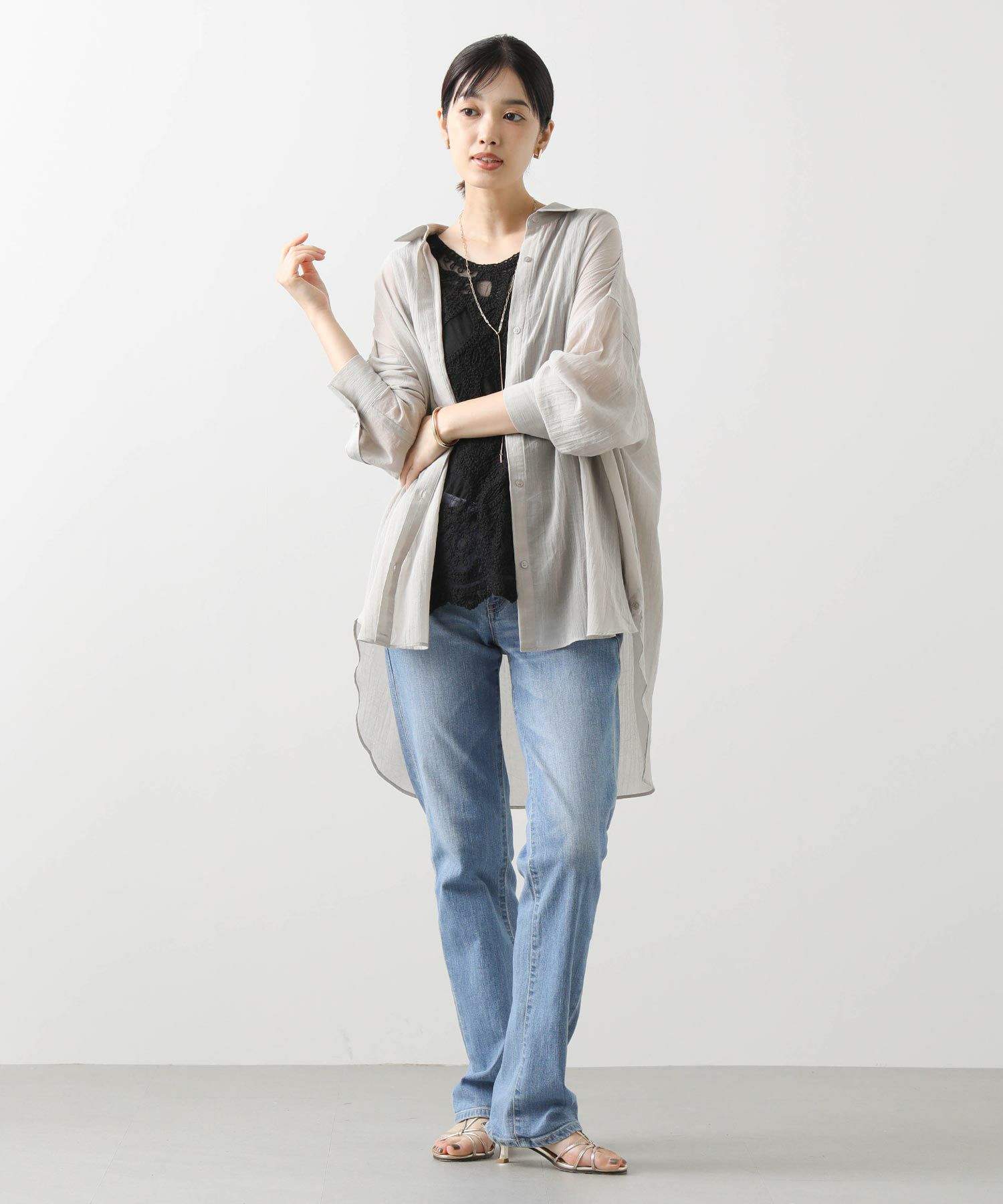2025夏　新品　グレディブリリアン　刺繍レース2wayベスト Gready Brilliant｜刺繍レース2WAYベスト | Rakuten Fashion
