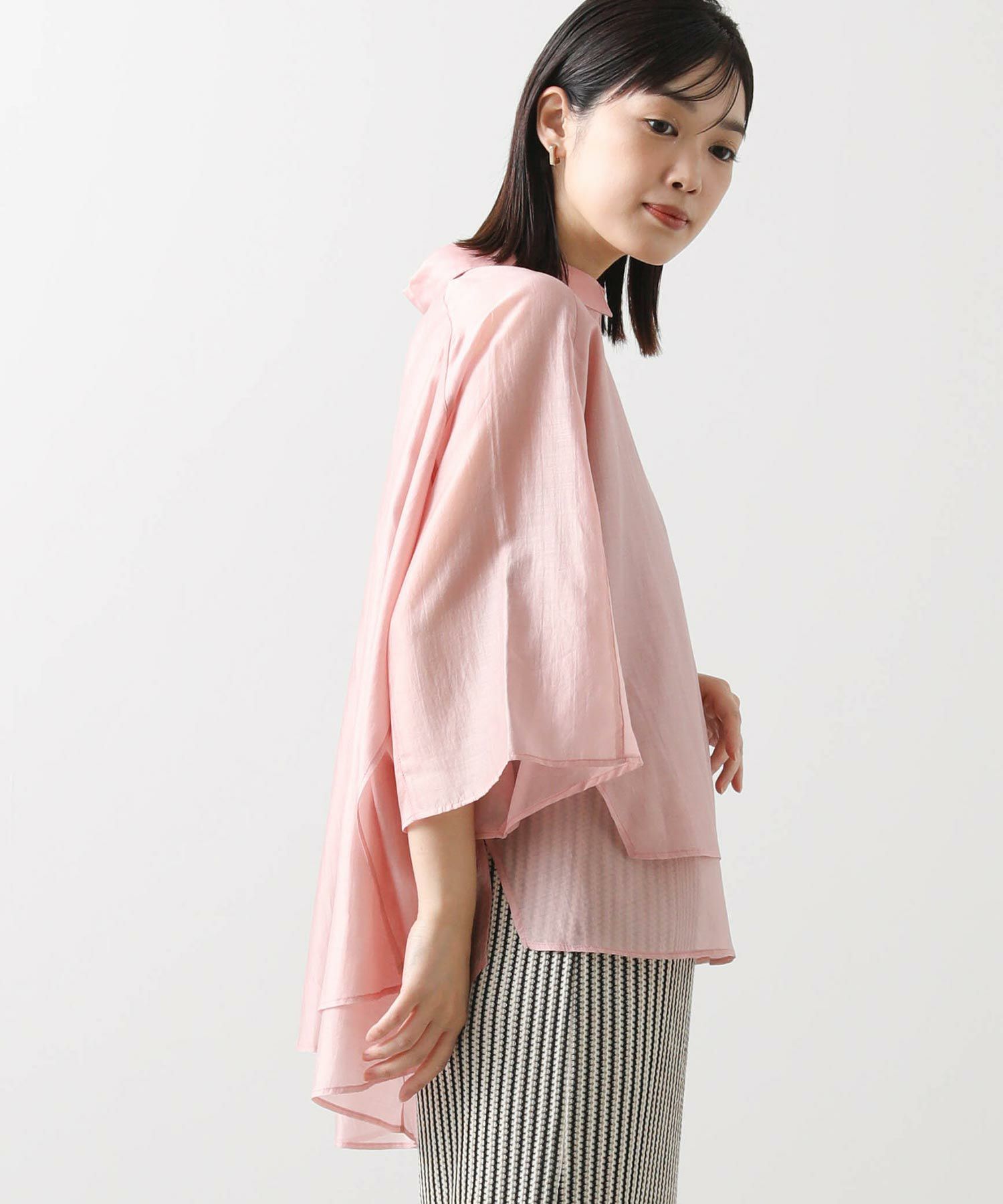 「Gready Brilliant」 「Lillia mu」ドルマンスリーブシャツ FREE ピンク レディース Gready Brilliant 「Gready Brilliant」 「Lillia mu」ドルマン