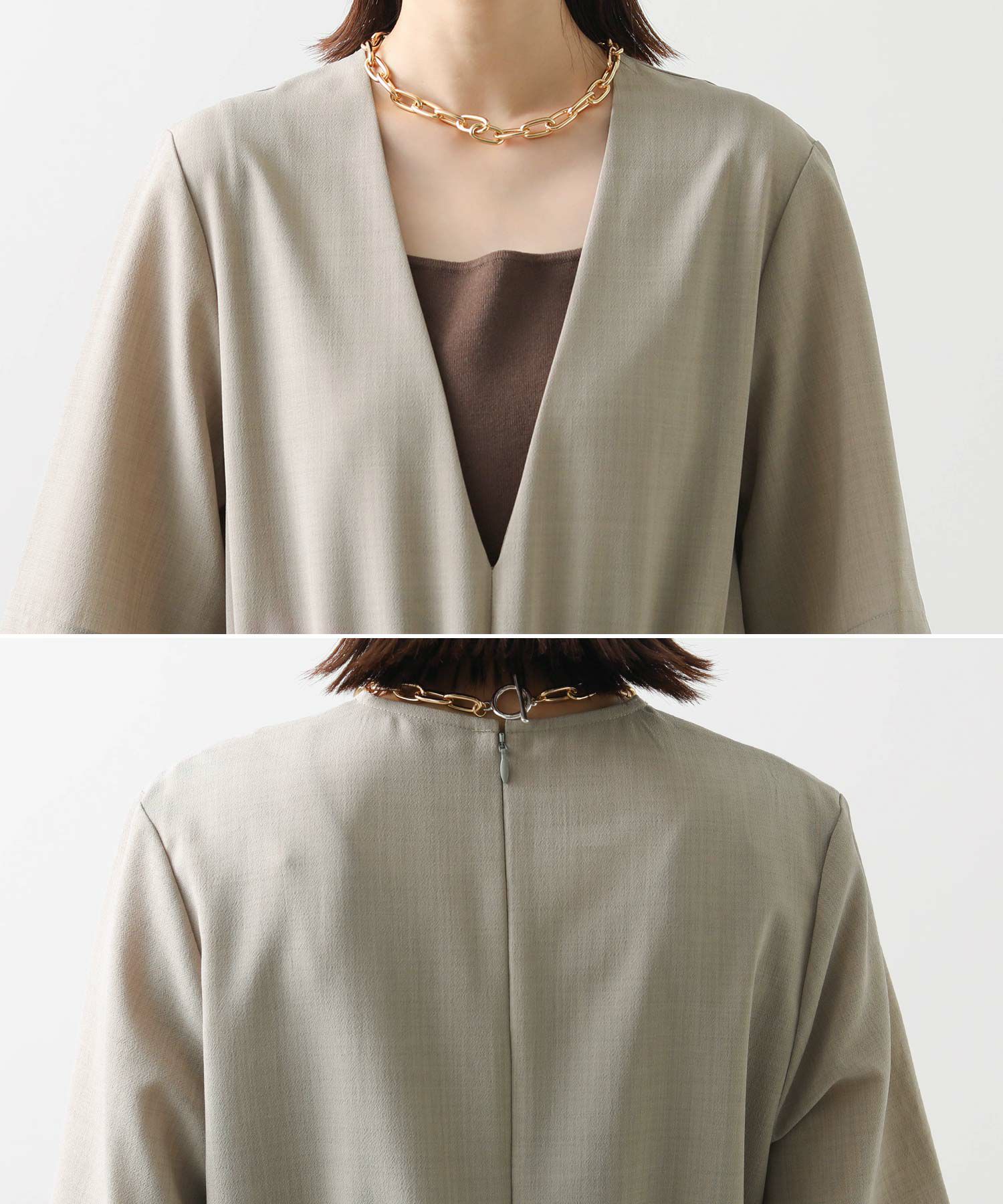 クールグログランサロペット cloche ワンピース クールグログランサロペット : ZOZOTOWN