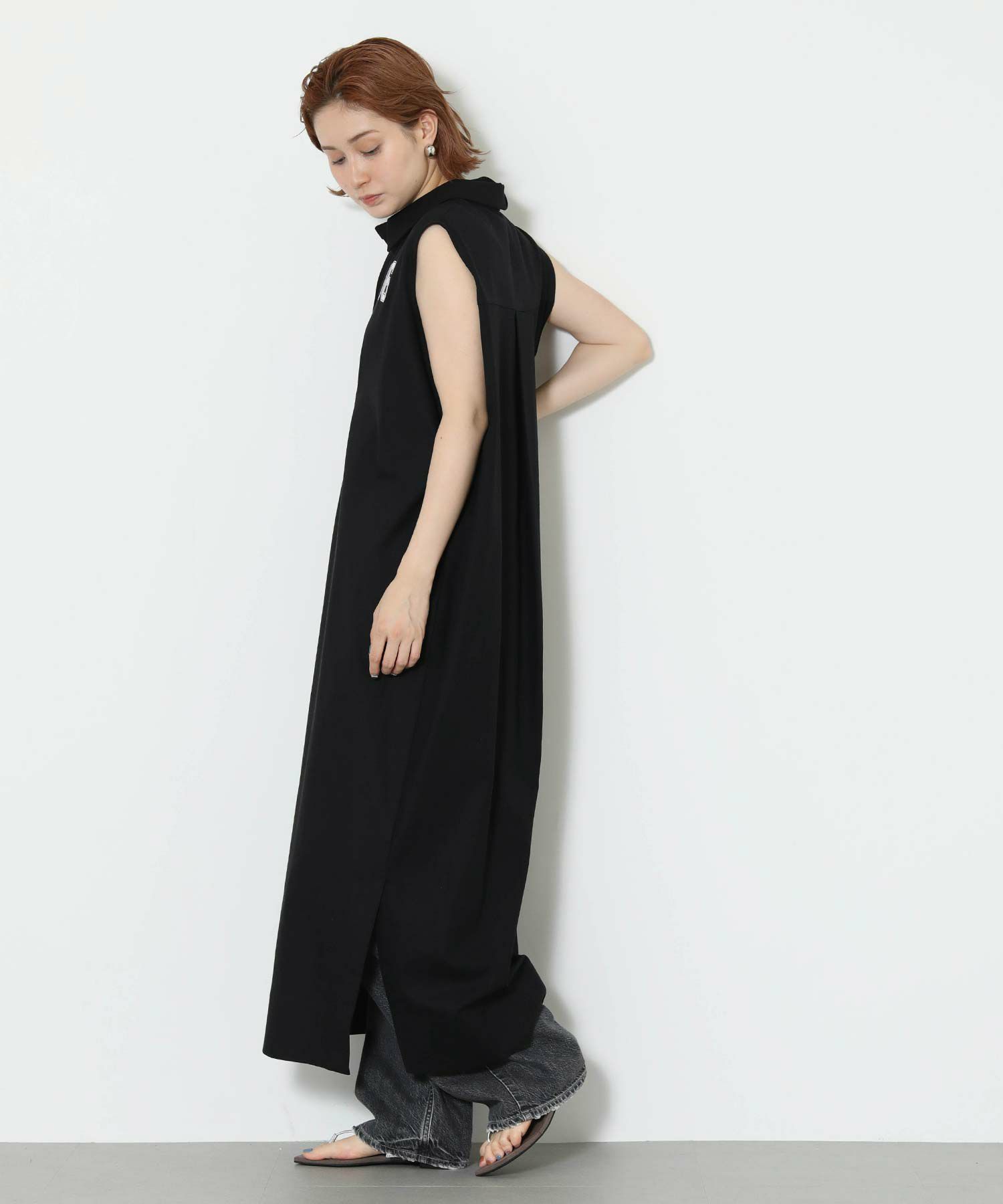 Re Fiina86刺繍リネン混シャツワンピース | SEKIMIKI Online