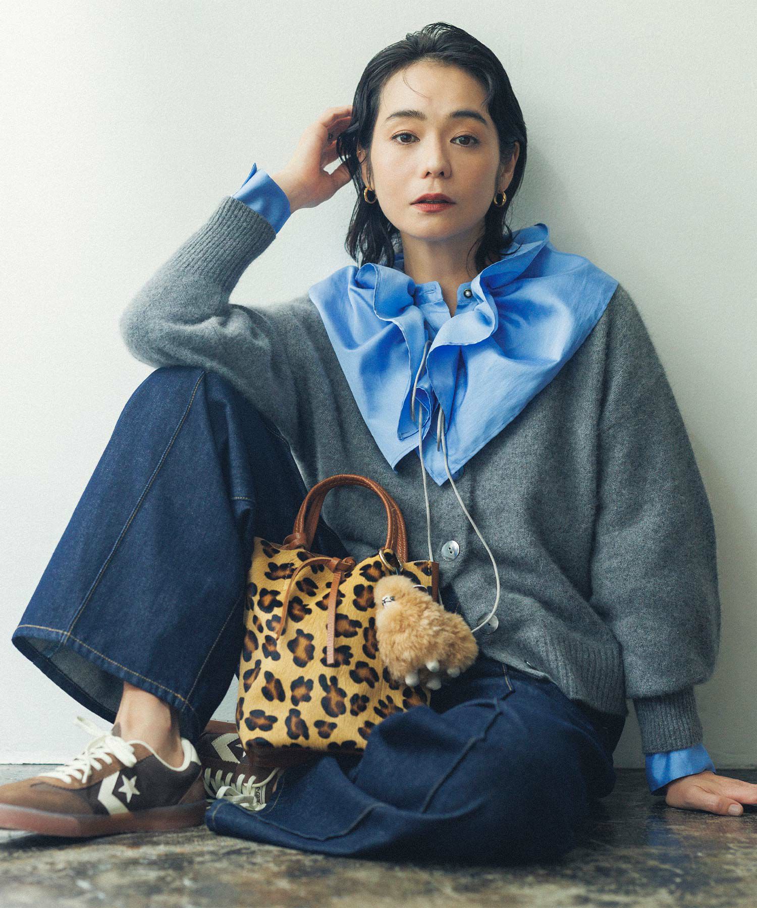 Gready Brilliant【竹下 玲奈select item】ベルト付きデニムワイド