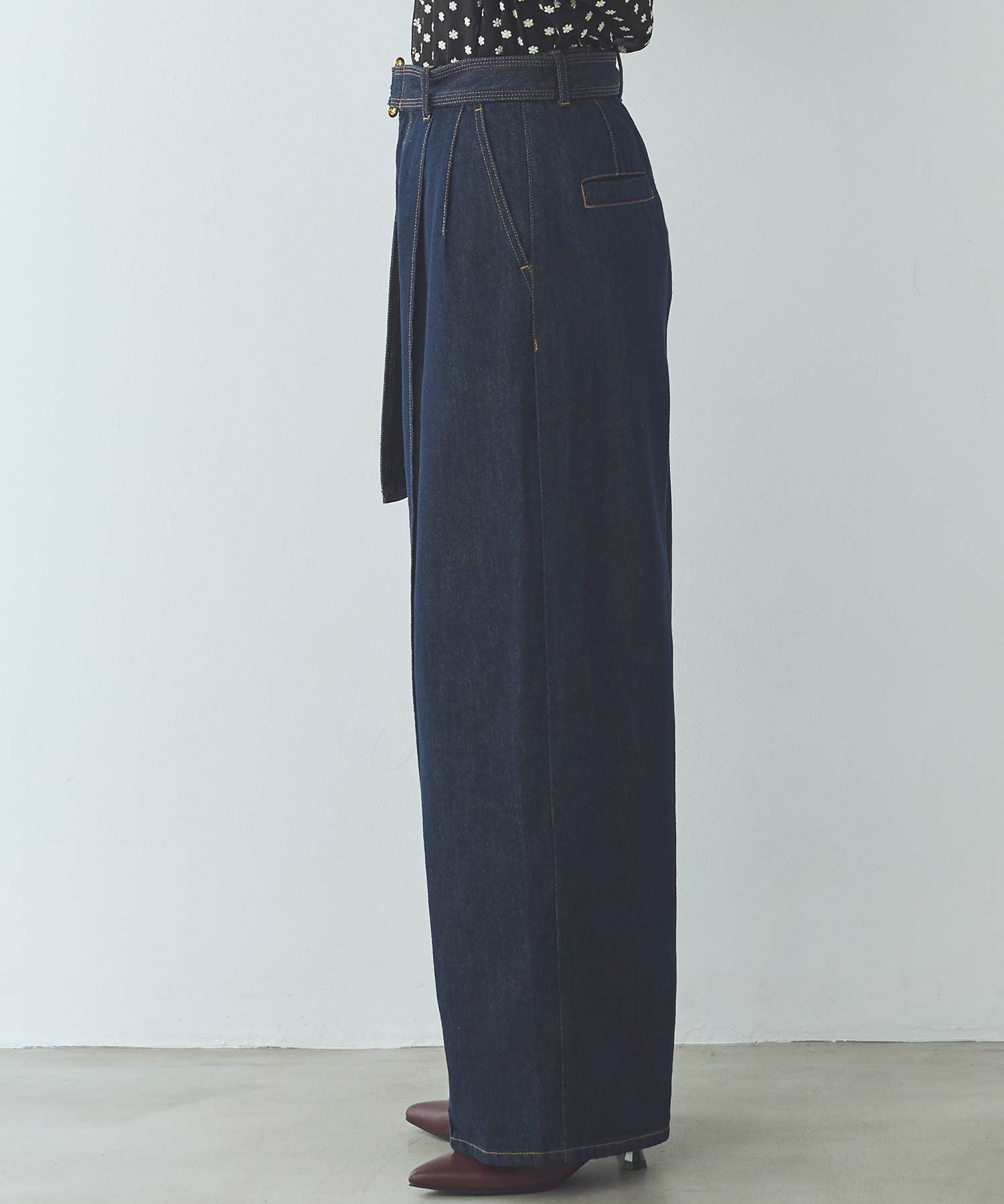 gready brilliant購入　 FAVORI ワイドパンツ Gready Brilliant2タックワイドパンツ | SEKIMIKI Online