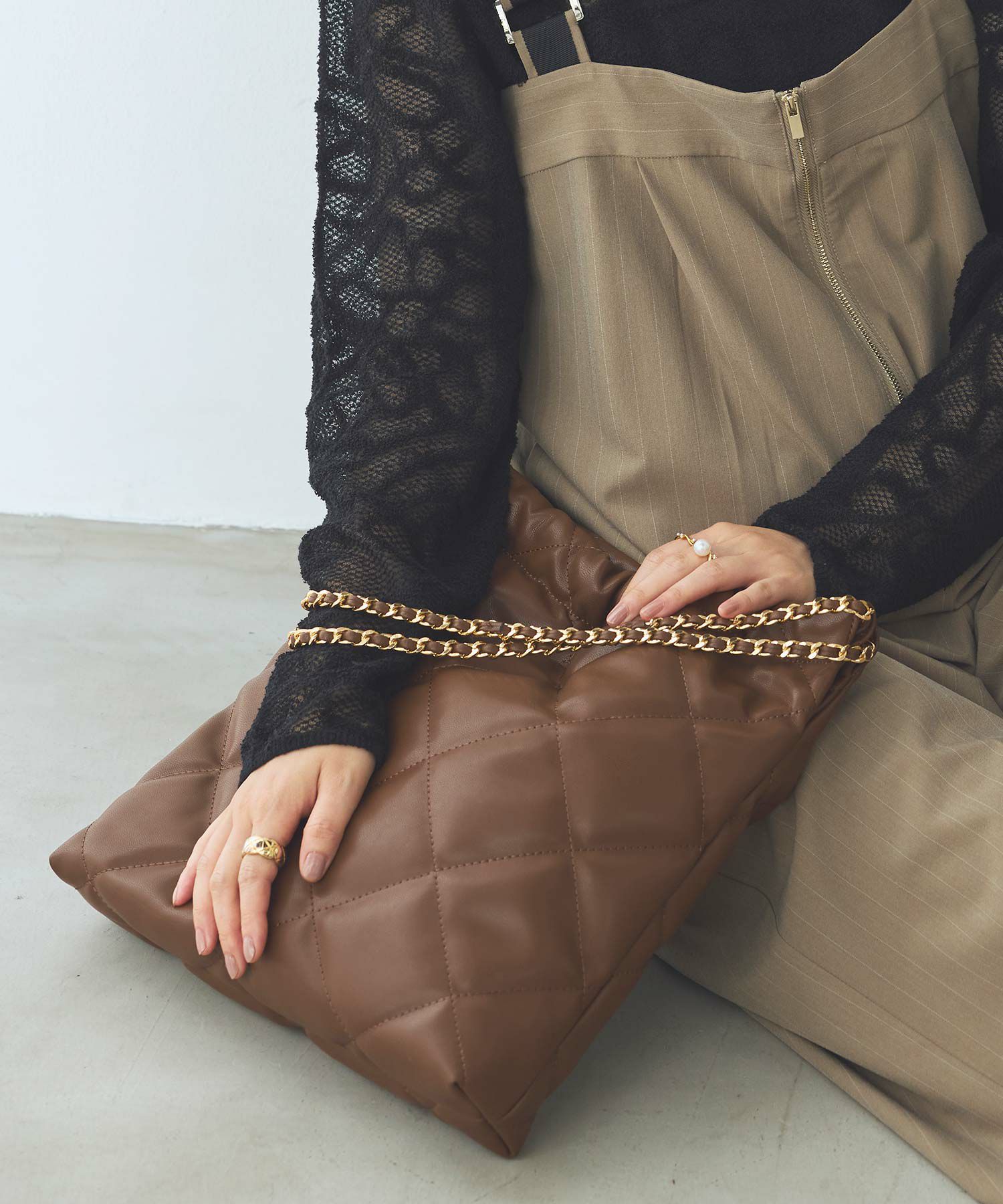 Gready Brilliant【竹下 玲奈select item】PUキルティングトート