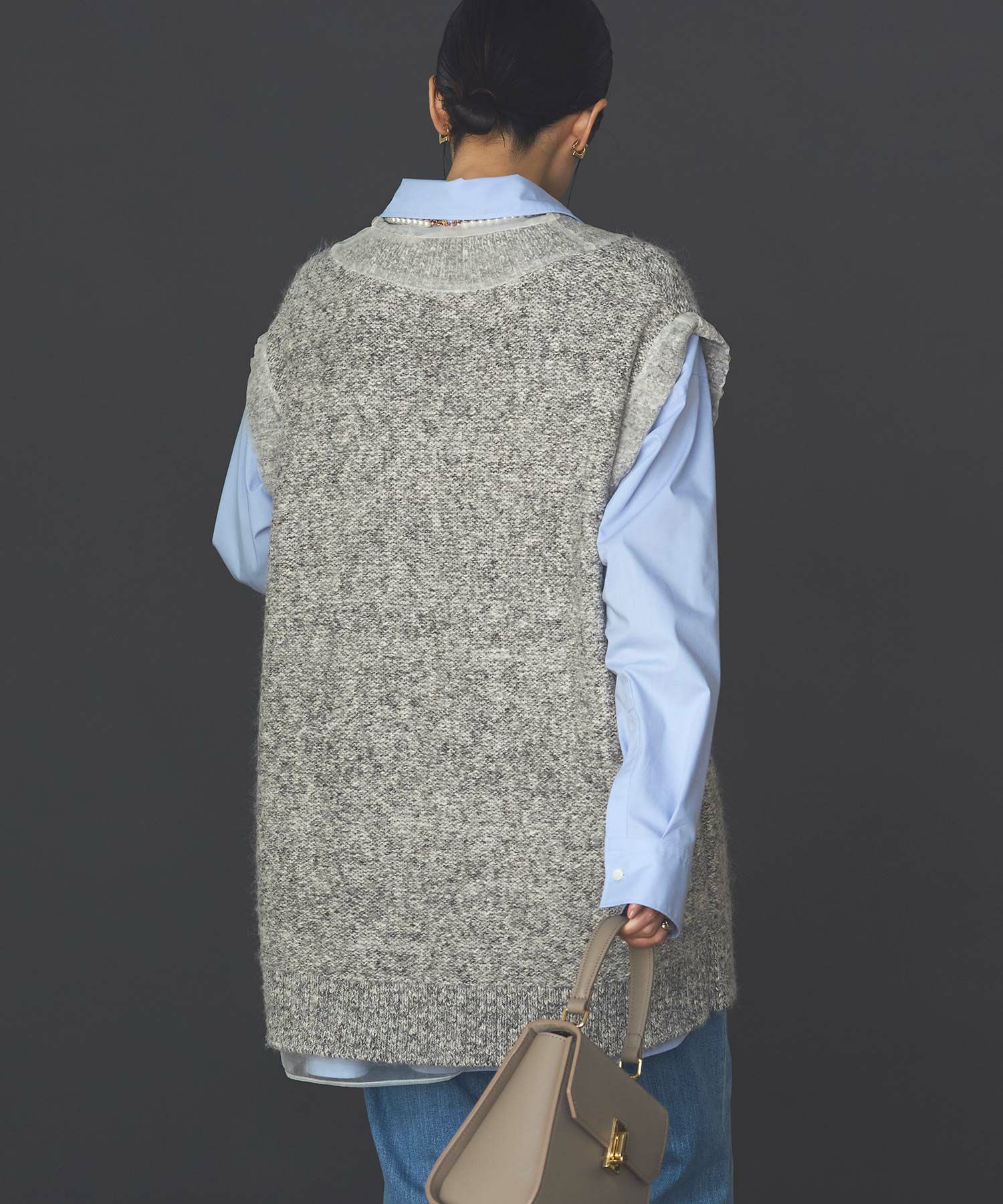 Gready Brilliants.リバーオーガンニットベスト | SEKIMIKI Online