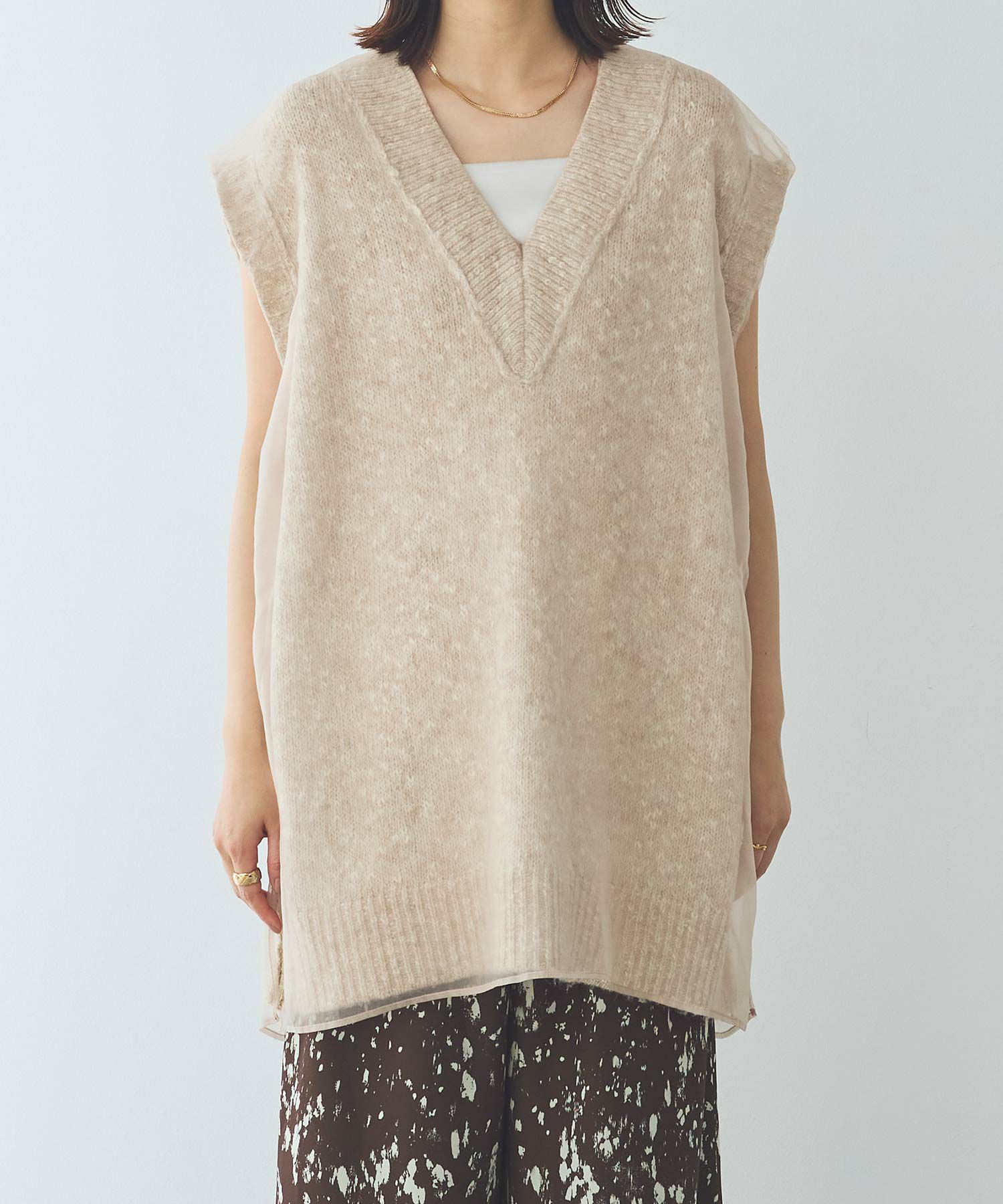 Gready Brilliants.リバーオーガンニットベスト | SEKIMIKI Online