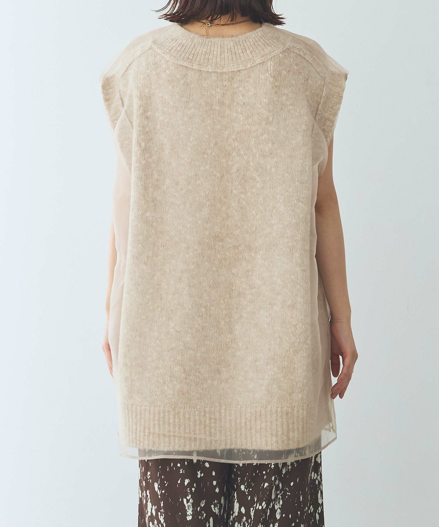 Gready Brilliants.リバーオーガンニットベスト | SEKIMIKI Online