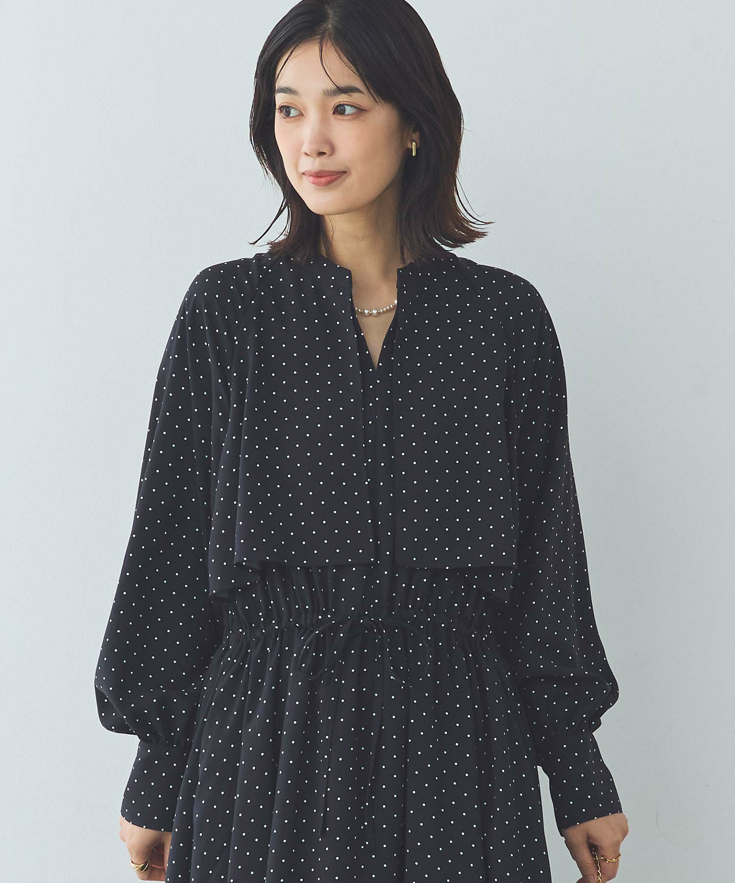 ましゅこ Gready Brilliant ワンピース Gready Brilliants.LUドットケープワンピース | SEKIMIKI Online