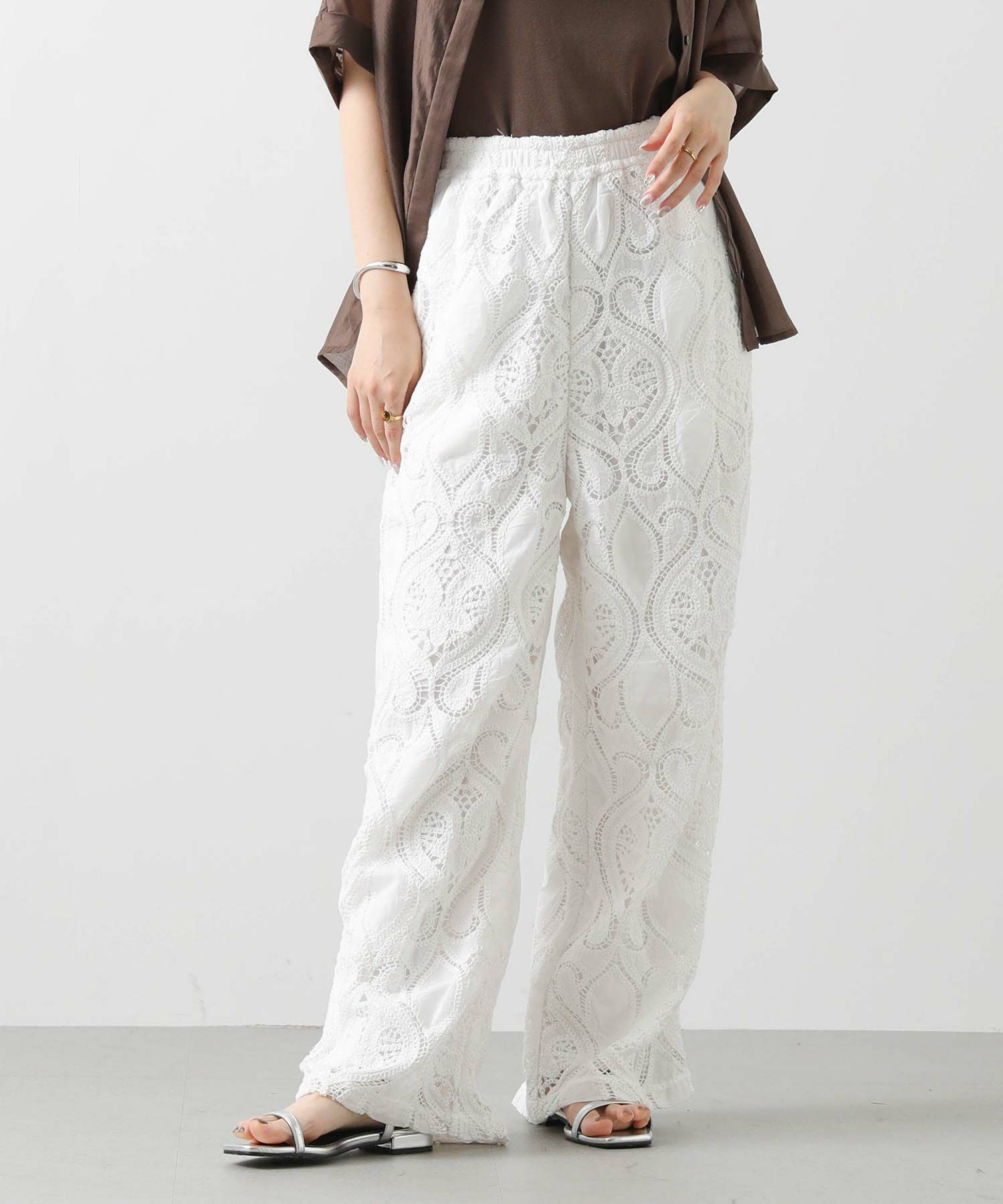 Gready Brilliants.エンブロレースイージーパンツ | SEKIMIKI Online