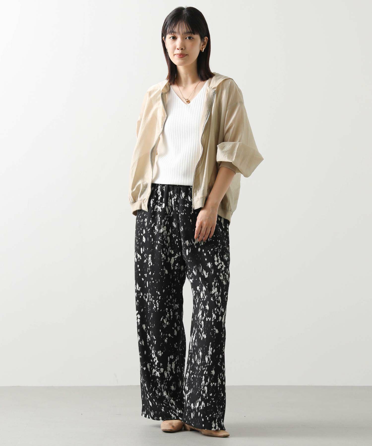 Gready Brilliants.抽象柄イージーワイドパンツ | SEKIMIKI Online