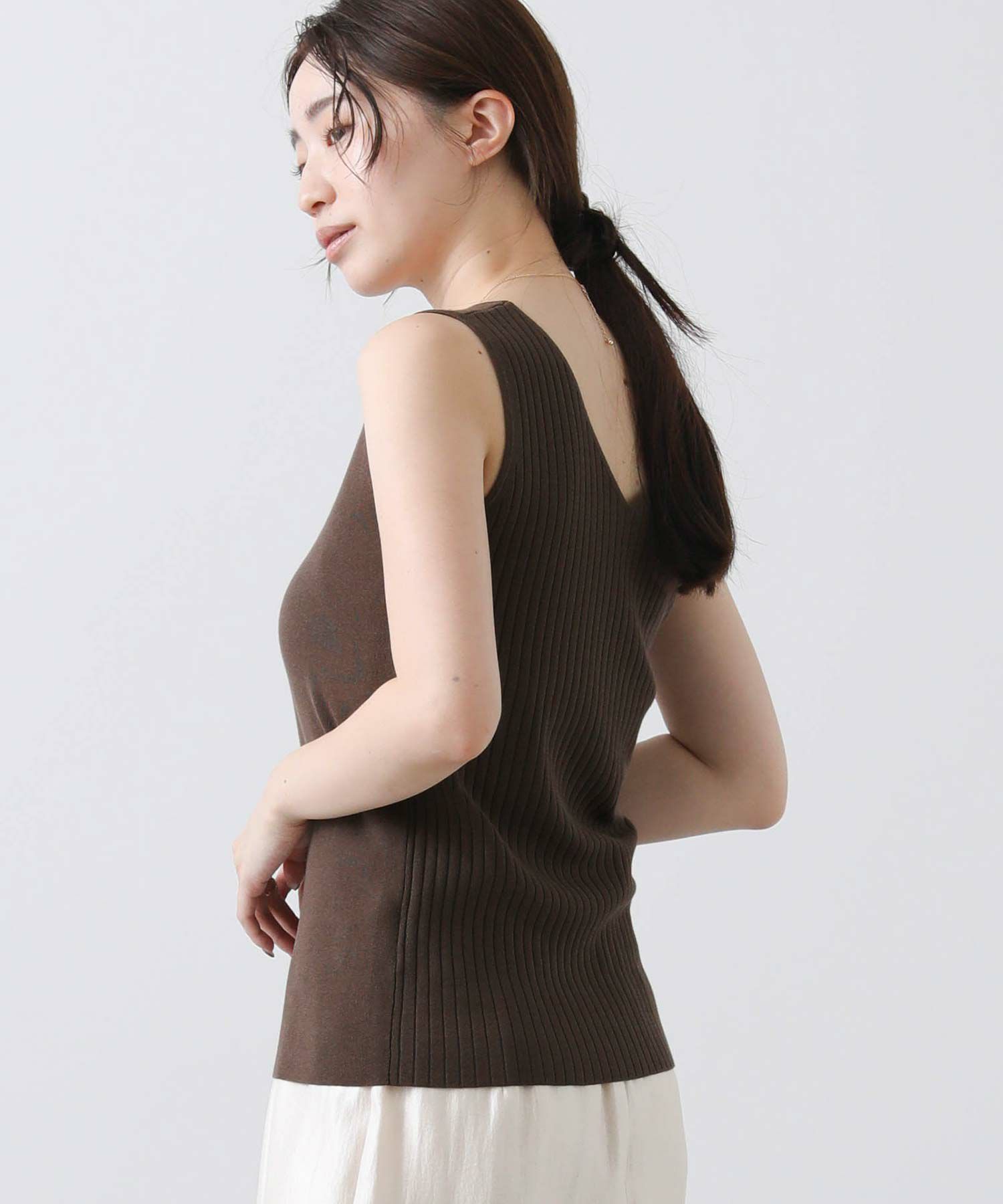 Gready BrilliantスクエアVネック2WAYタンク | SEKIMIKI Online