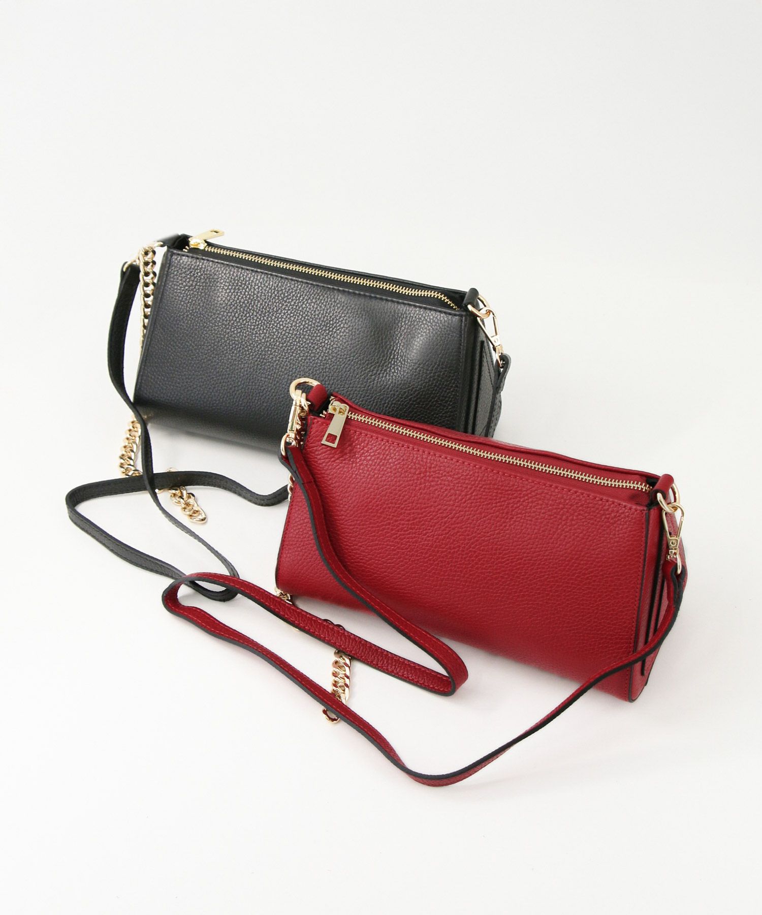 【Gready Brilliant】 キルティングチェーンバッグ　サックス Gready Brilliant｜レザーチェーンショルダー | Rakuten Fashion