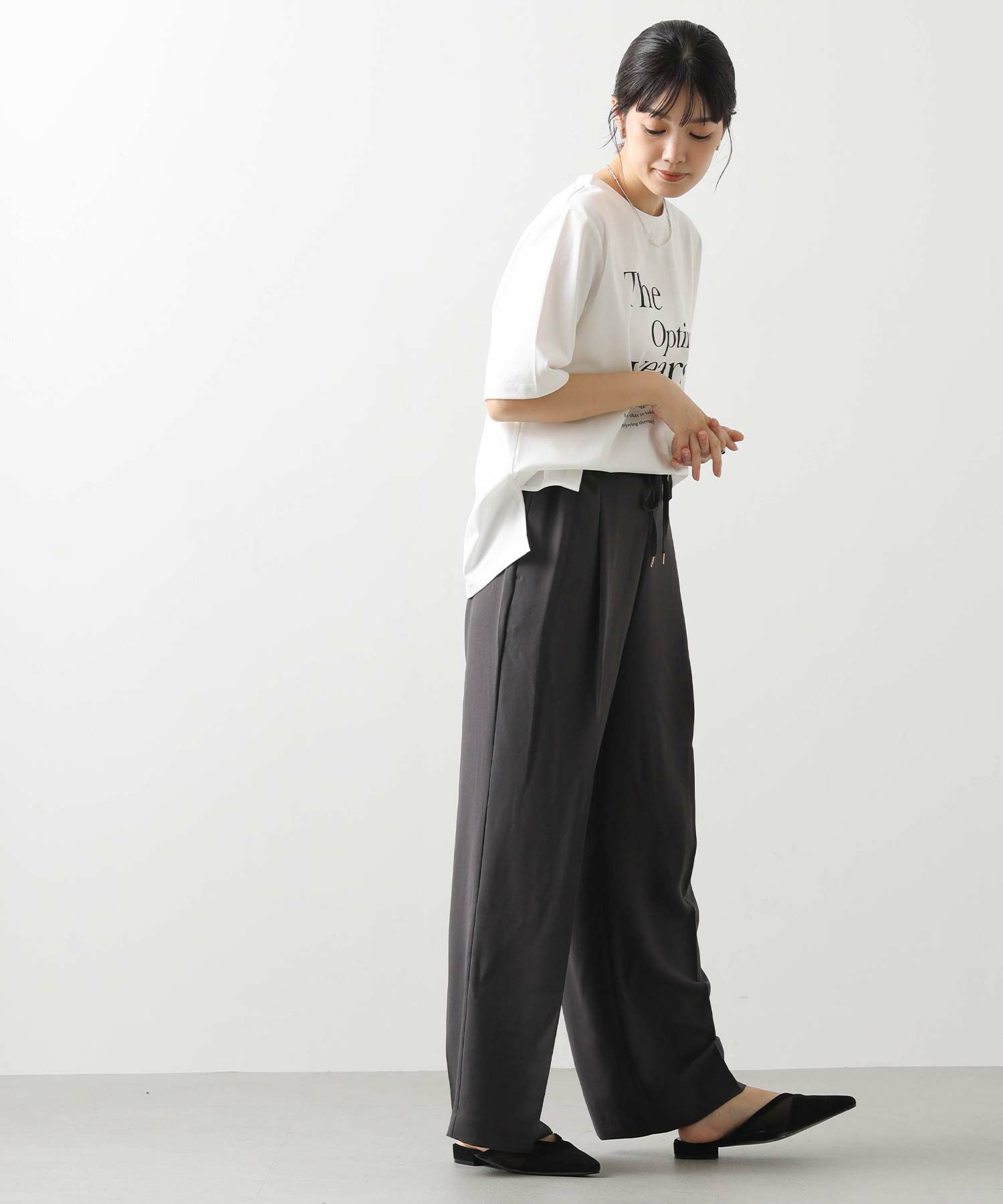 Gready Brilliants.ジョーゼットワイドパンツ | SEKIMIKI Online