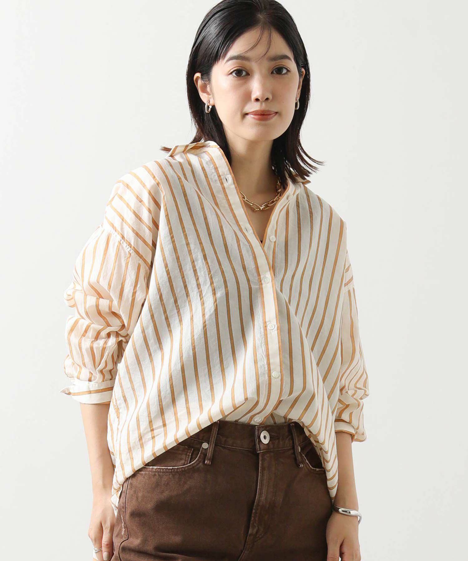 Gready BrilliantLUシアーストライプシャツ | SEKIMIKI Online
