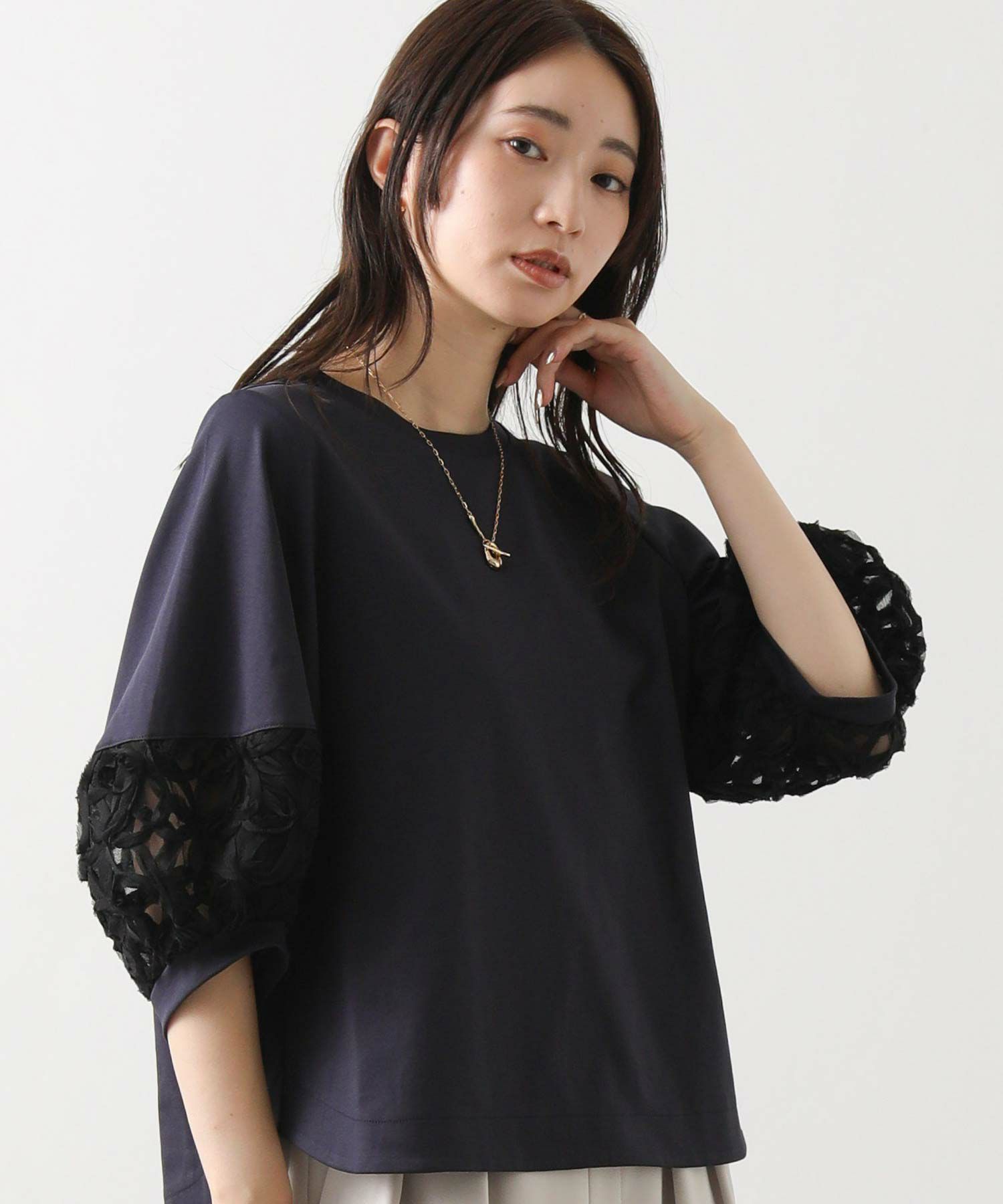 ネイビー×ブラック