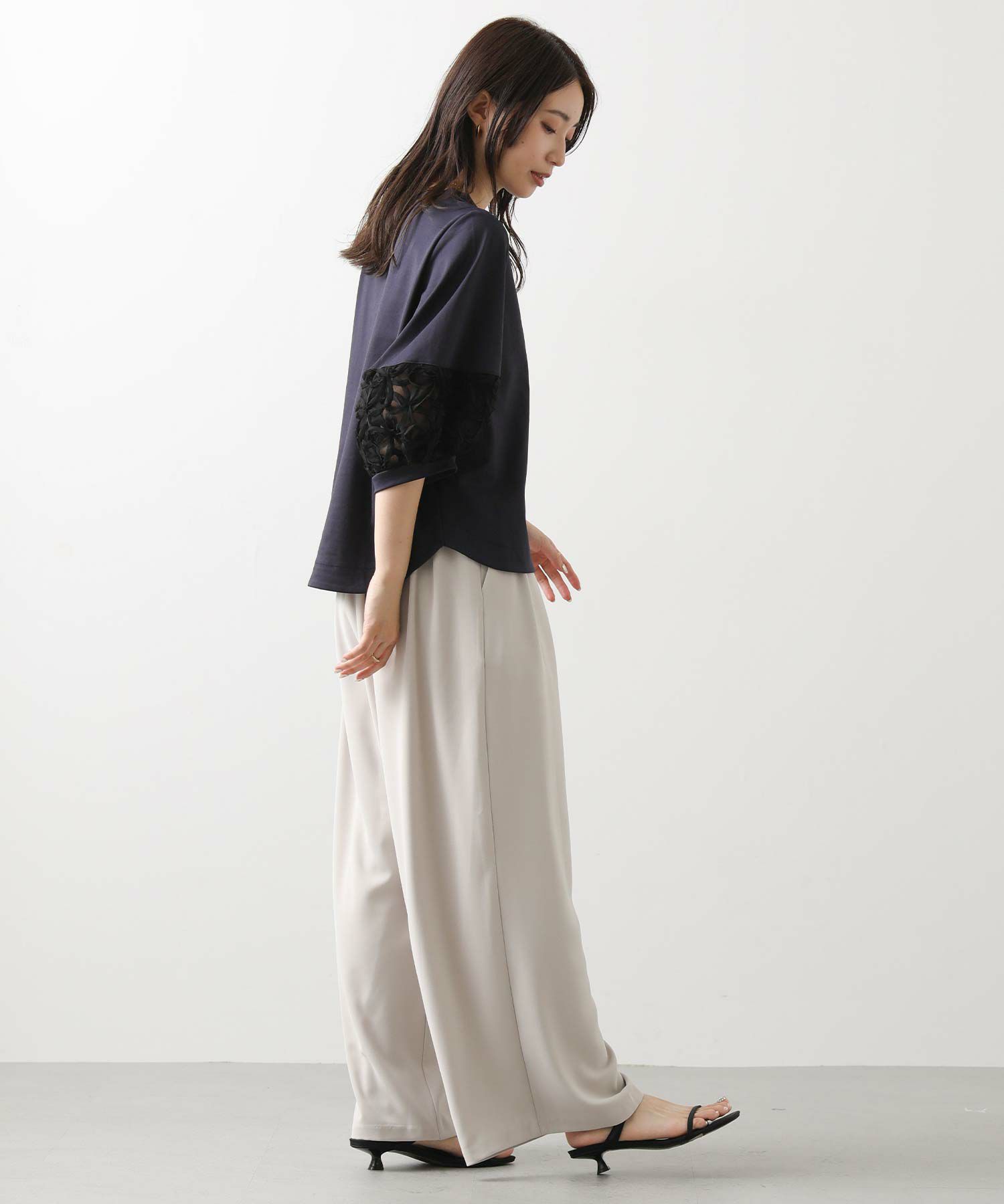 Gready Brilliant2タックワイドパンツ | SEKIMIKI Online