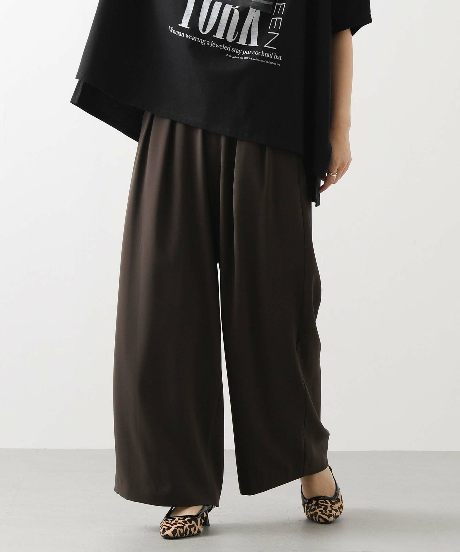 【新品未使用】Gready BrilliantＴＲ裏起毛２タックワイドパンツ Gready Brilliant｜2タックワイドパンツ | Rakuten Fashion