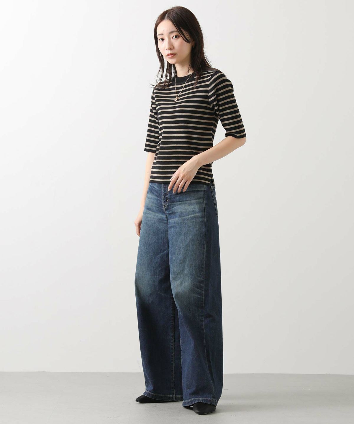 model:163cm　size：S