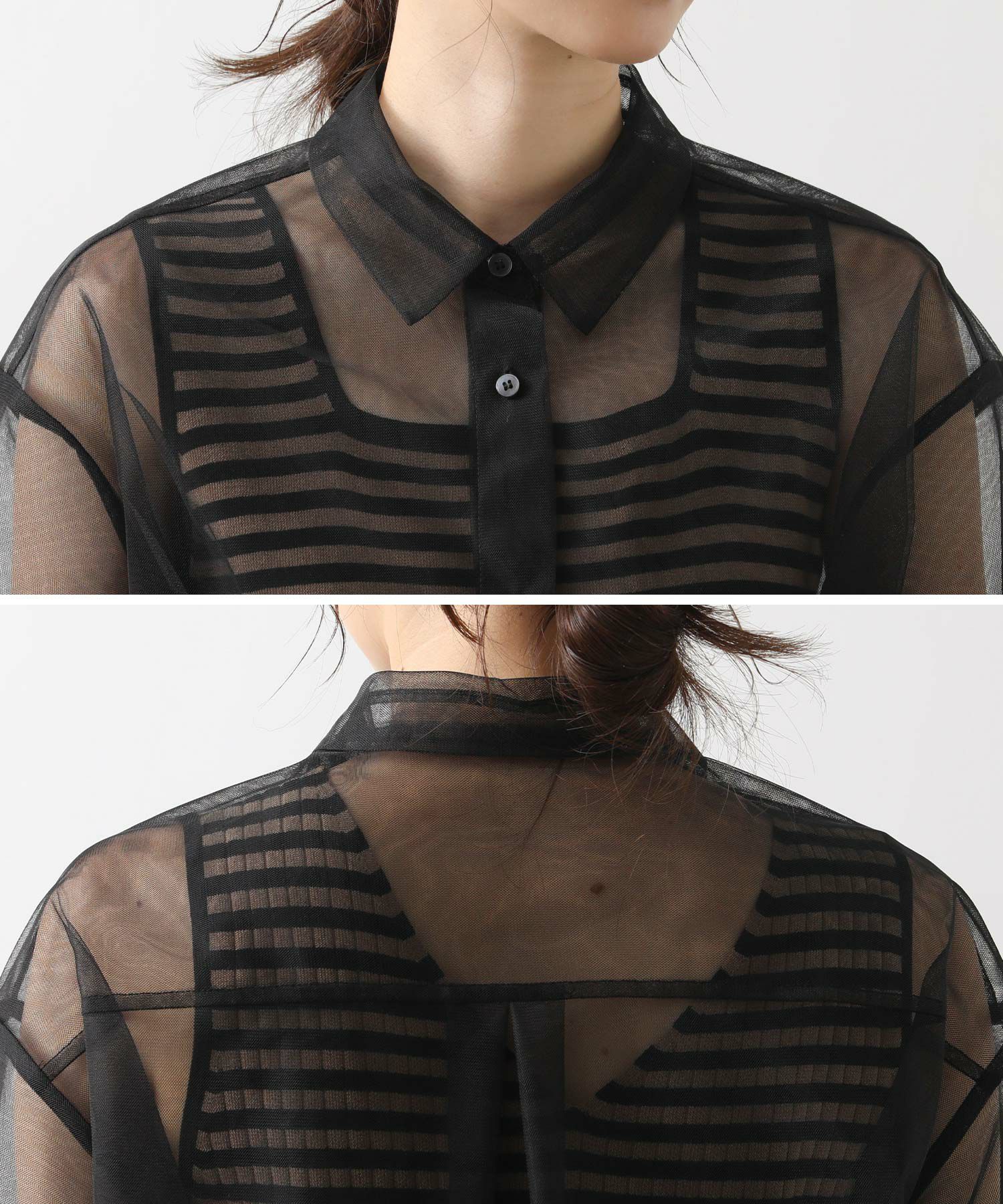 Gready Brilliants.チュールシアーブラウス | SEKIMIKI Online