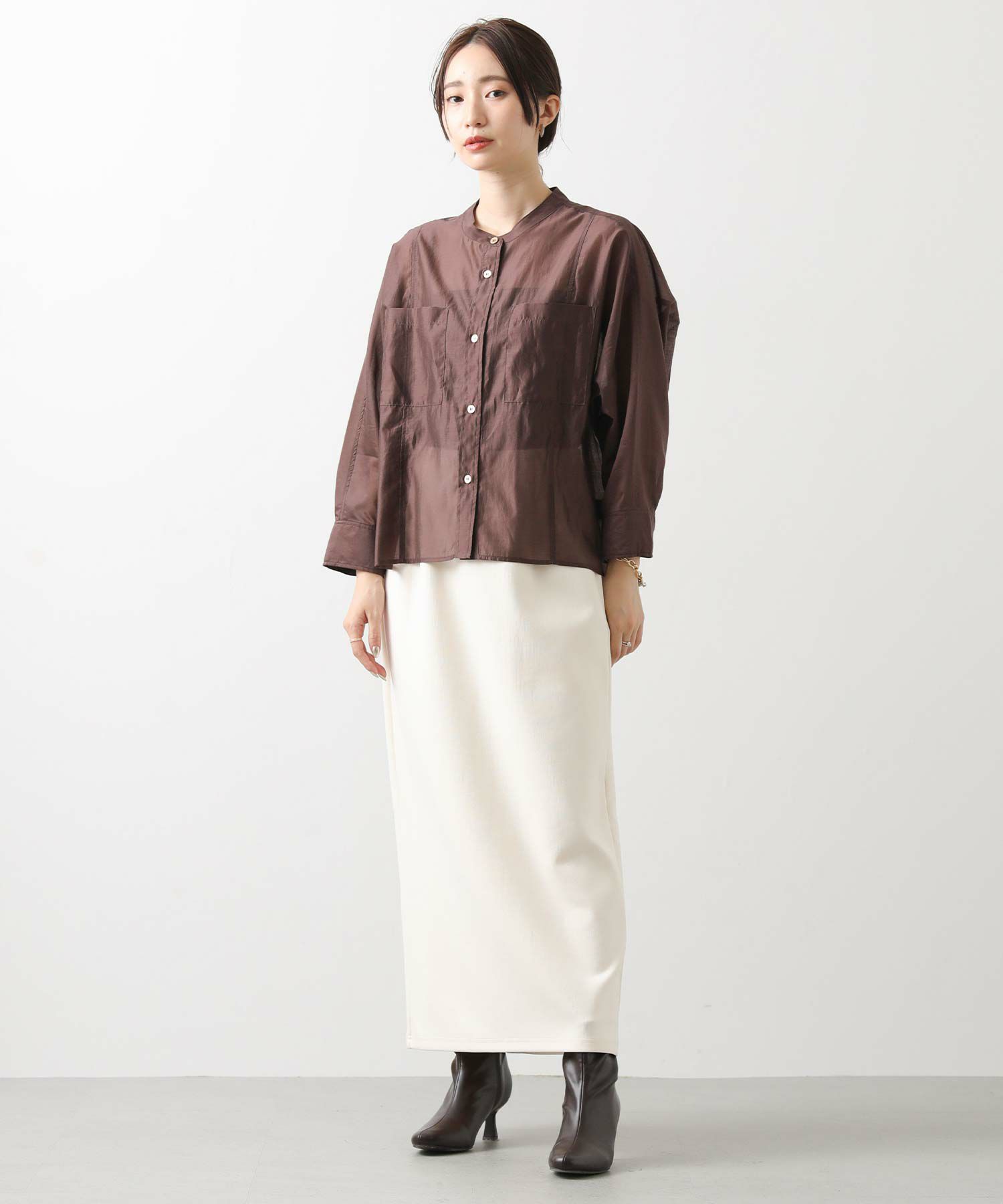 model:163cm　size：38