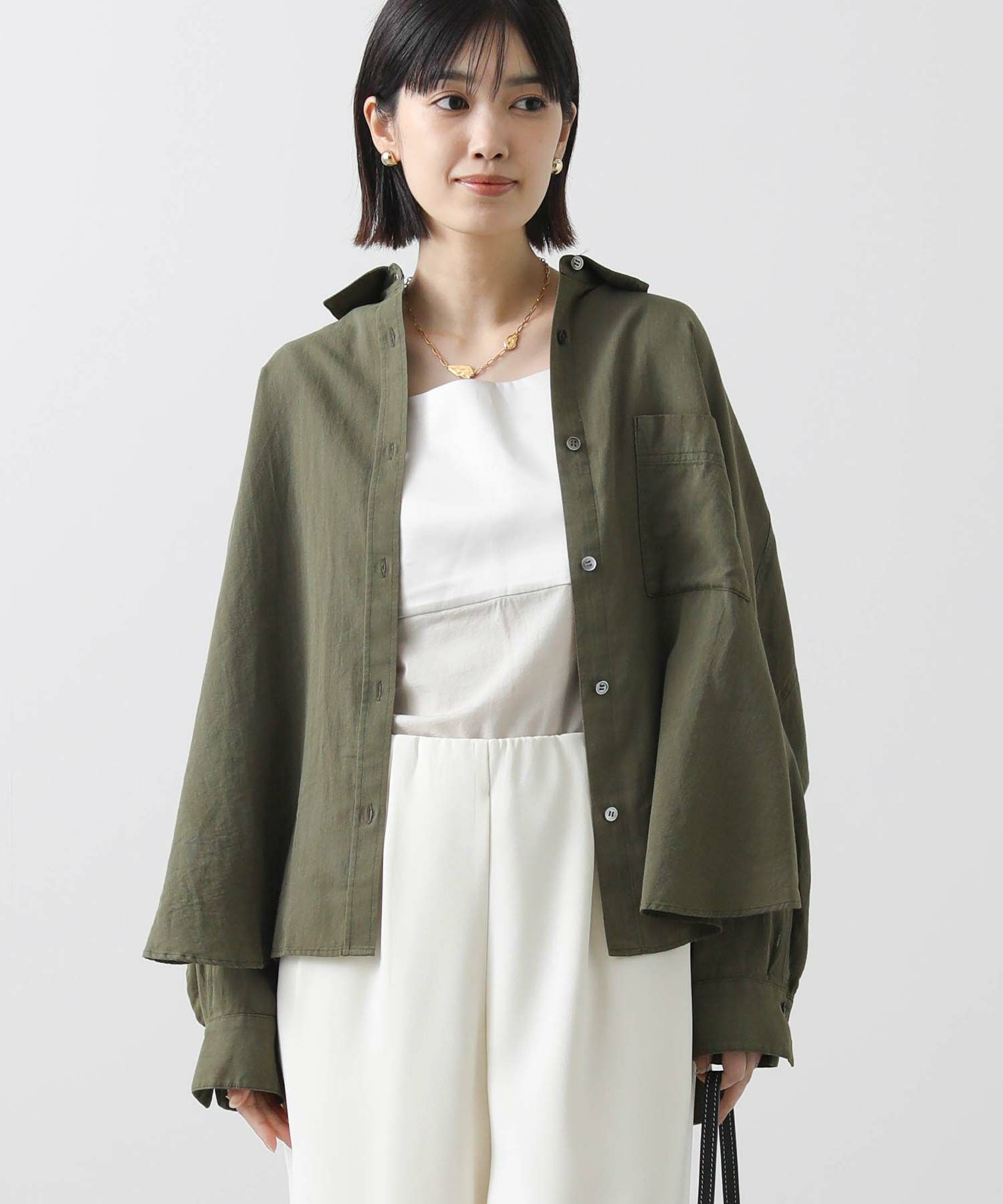 Gready Brilliantドルマンデニム長袖シャツ | SEKIMIKI Online