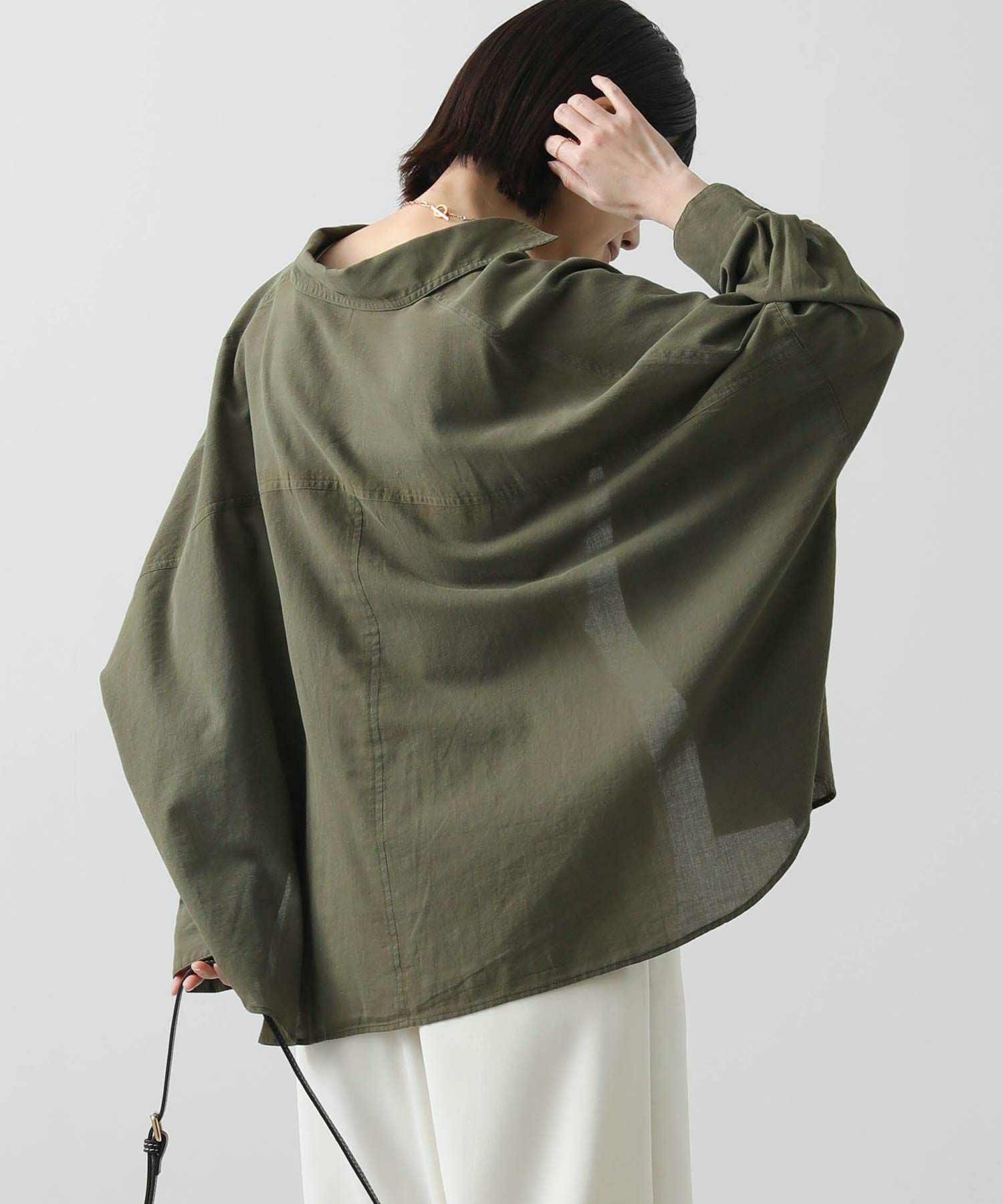 Gready Brilliantドルマンデニム長袖シャツ | SEKIMIKI Online