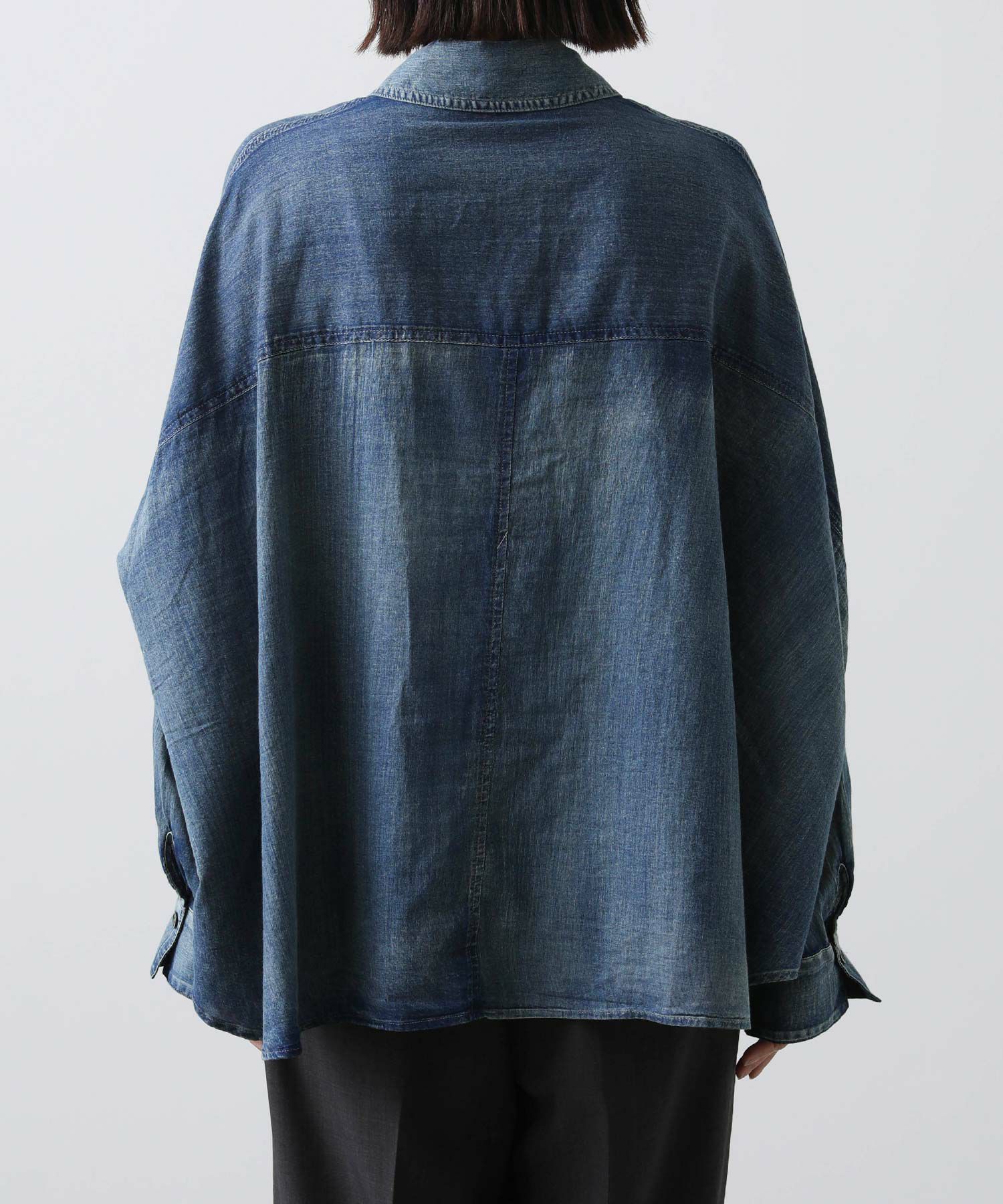 Gready Brilliantドルマンデニム長袖シャツ | SEKIMIKI Online