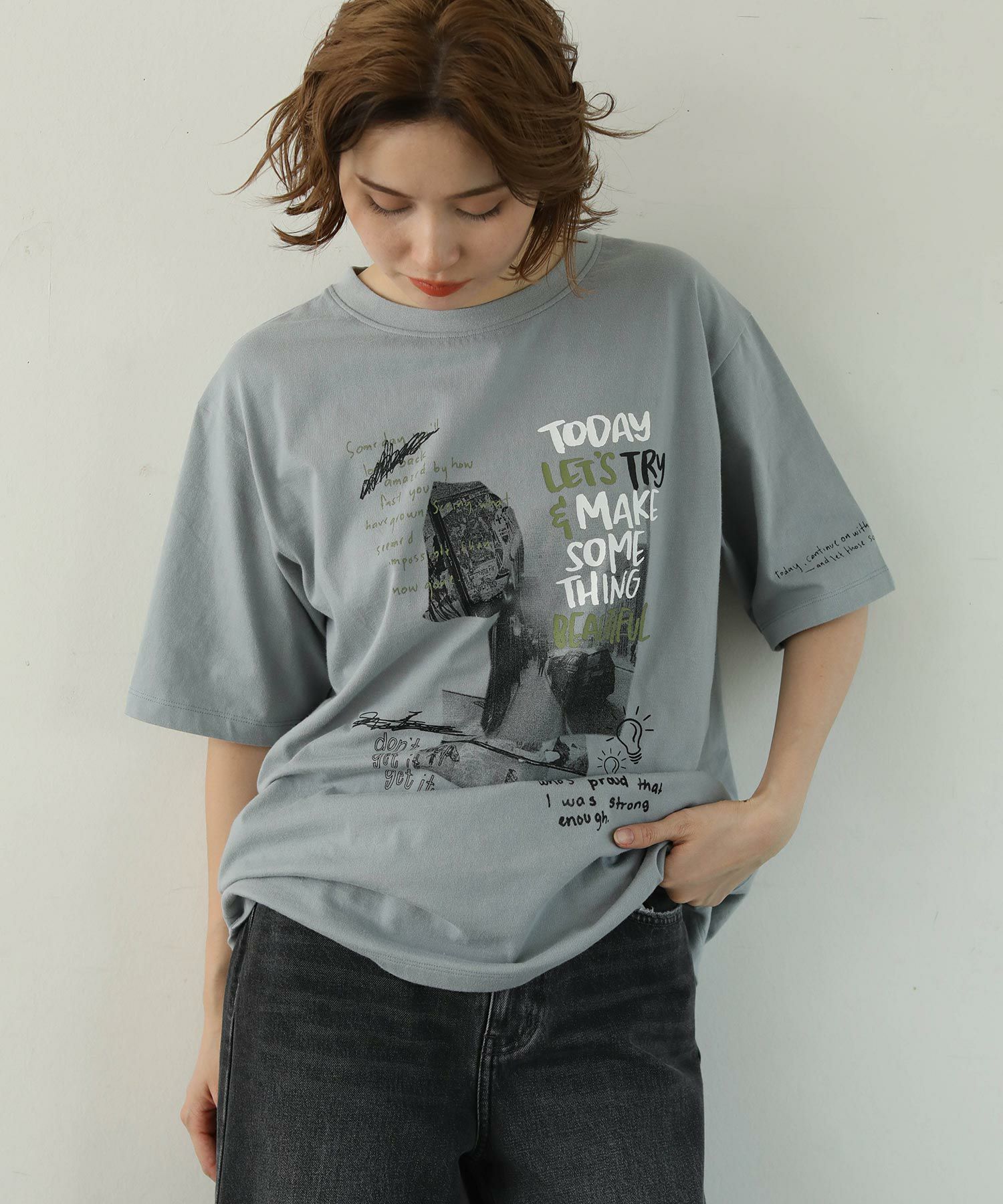 9/30までの出品　グレディブリリアンRe FiinaフォトコラージュTシャツ Re Fiinas.フォトコラージュTシャツ | SEKIMIKI Online