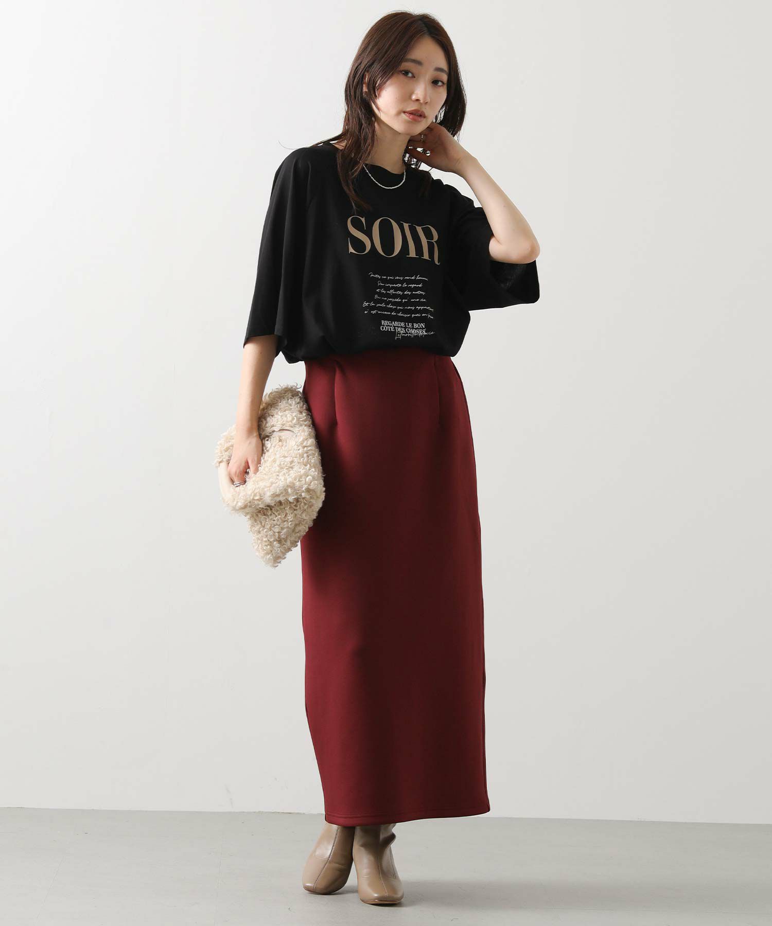 model:163cm　size：38