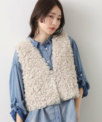 Gready Brilliant<br>ファーショートベスト
