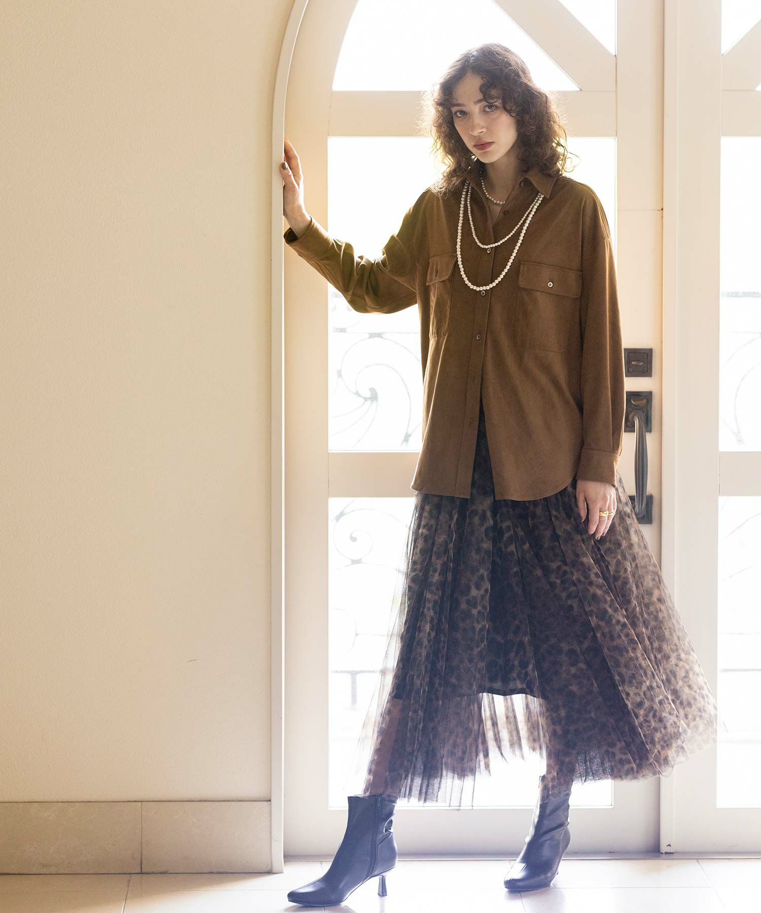 d.i.a 超希少 美品 ヒョウ柄フレアスカート スカルジッパー付き d.i.a 超希少 美品 ヒョウ柄フレアスカート スカルジッパー付き