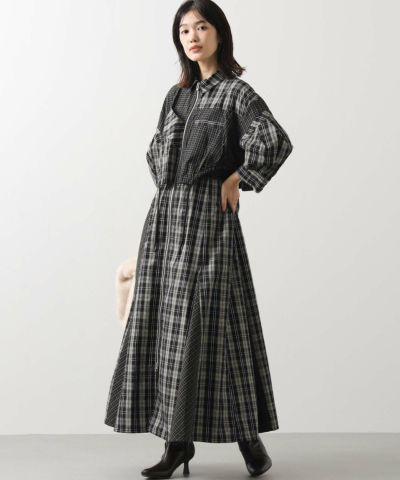 Gready Brilliant<br>ＡＵＬＡ切替チェックシャツワンピース