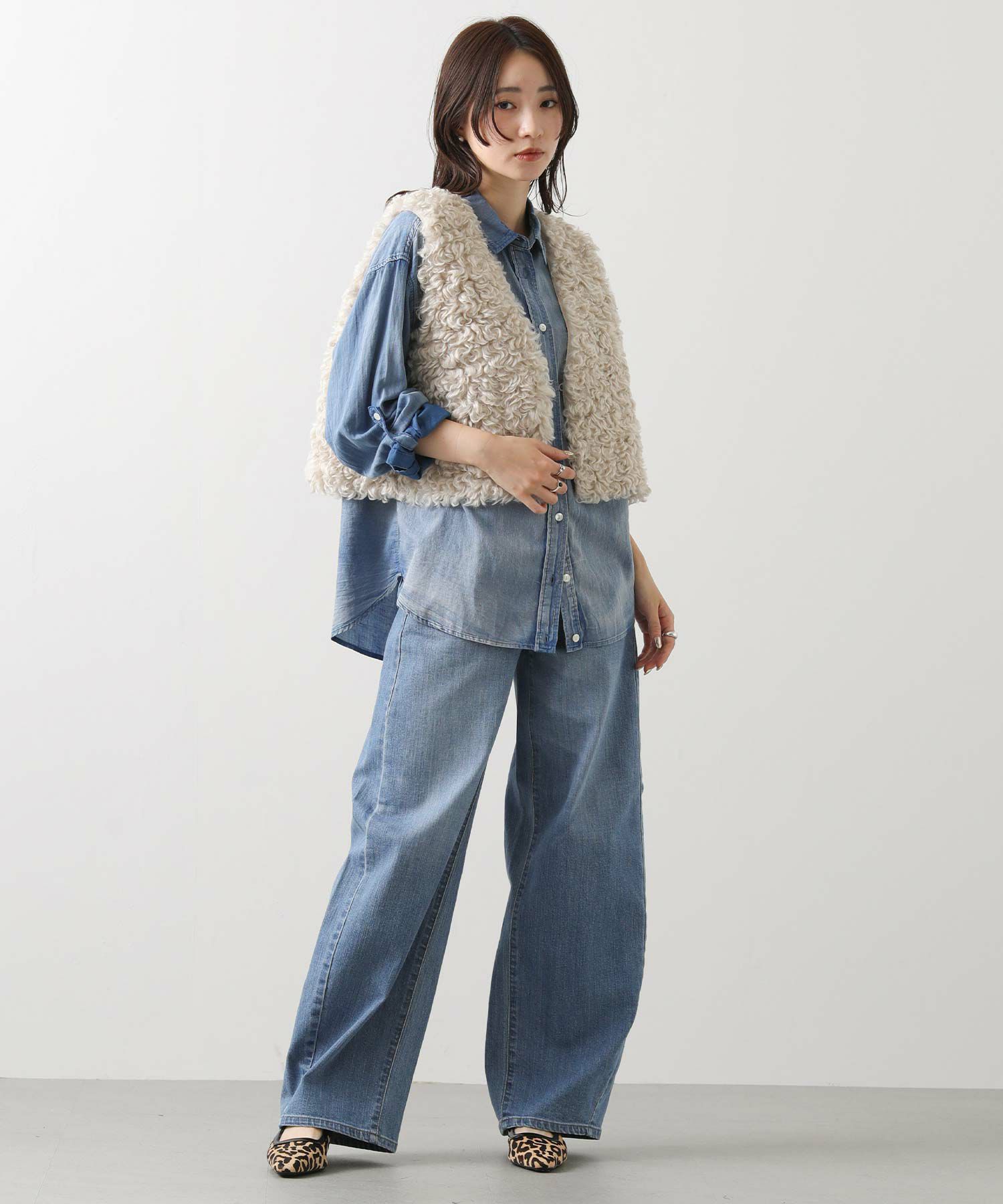 model:163cm　size：S