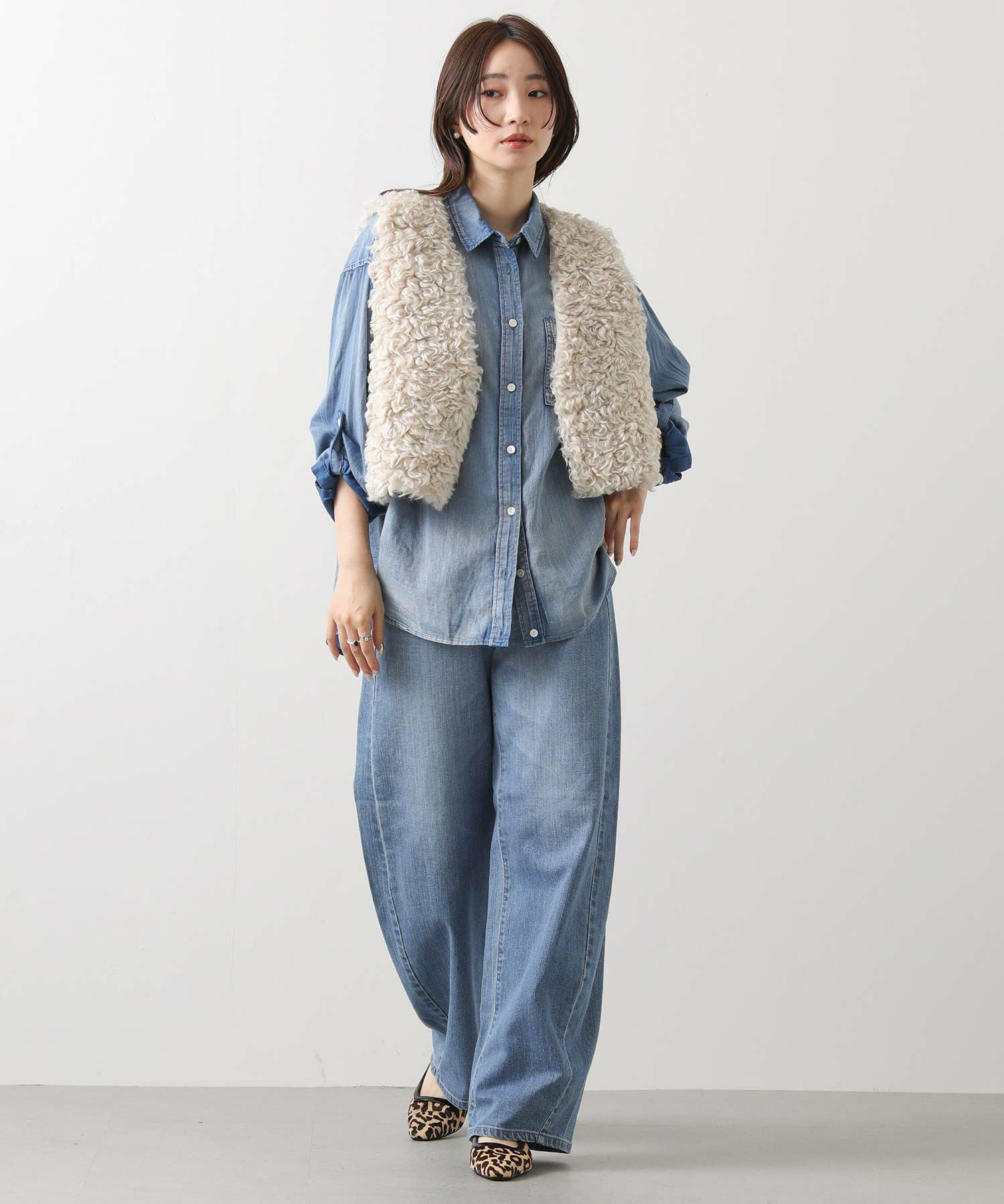 model:163cm　size：S