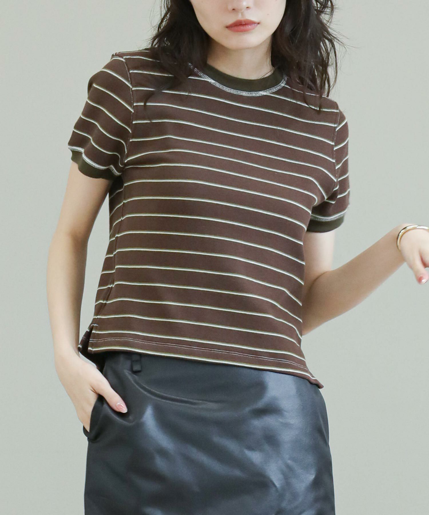 The rejoiceボーダーリンガーTシャツ【TODAYFUL】 | SEKIMIKI
