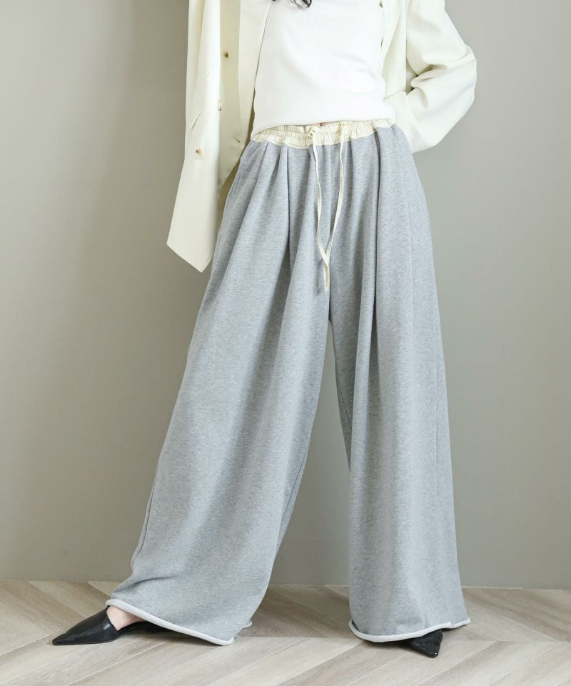 The rejoiceWウエストスウェットパンツ | SEKIMIKI Online